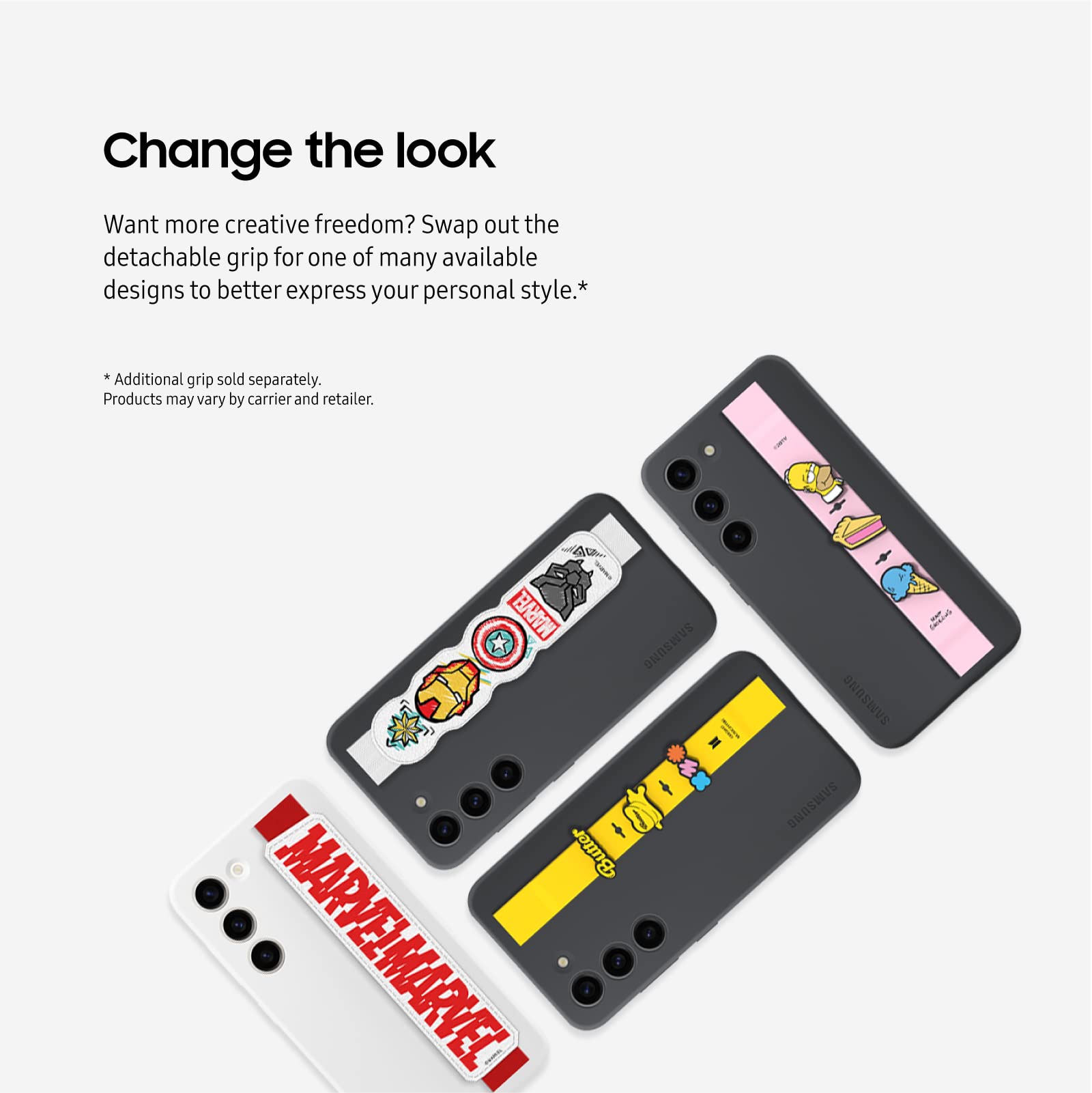 Samsung Galaxy S23 Silicone Grip Phone Case, Protective Cover W/Silky Smooth Texture, Detachable Strap, Us Version, Ef-Gs911Tbeg