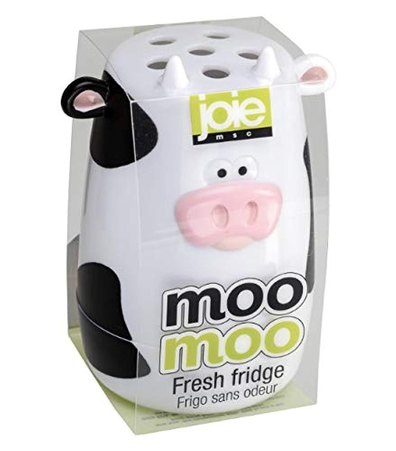Joie Moo Moo Fresh Fridge Deodorizer, Reusable Baking Soda Holder, Compact Odor Absorber And Smell Eliminator For Refrigerator Or Freezer, Cute Kitchen Gadget, Bpa Free, Cow