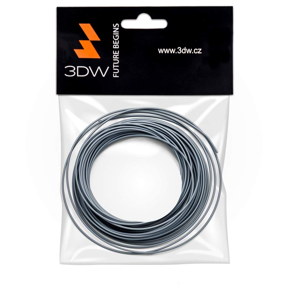 3DW Filament for 3D Printing - ABS, Silver, 1.75 mm, 10 m
