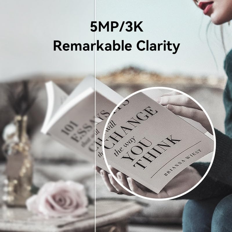 Imilab C22 3K Security Indoor Camera   360 View Home Camera With Color Night Vision For Baby/Pet Monitor, Plug In 2.4Ghz Wifi 6