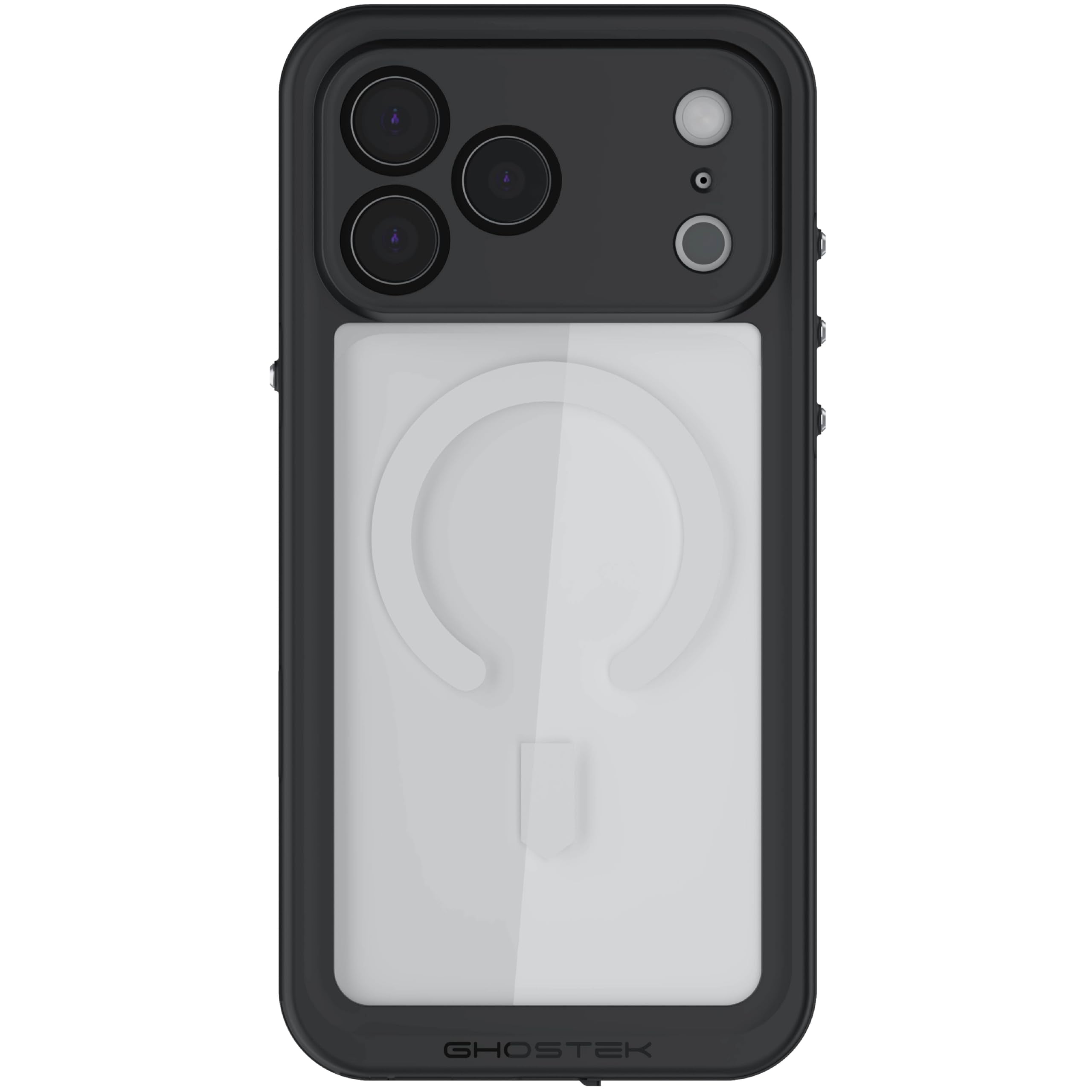 Ghostek Nautical Slim Apple iPhone 17 Pro Max Case Waterproof - Built-in Screen and Camera Lens Protector, Compatible with MagSa