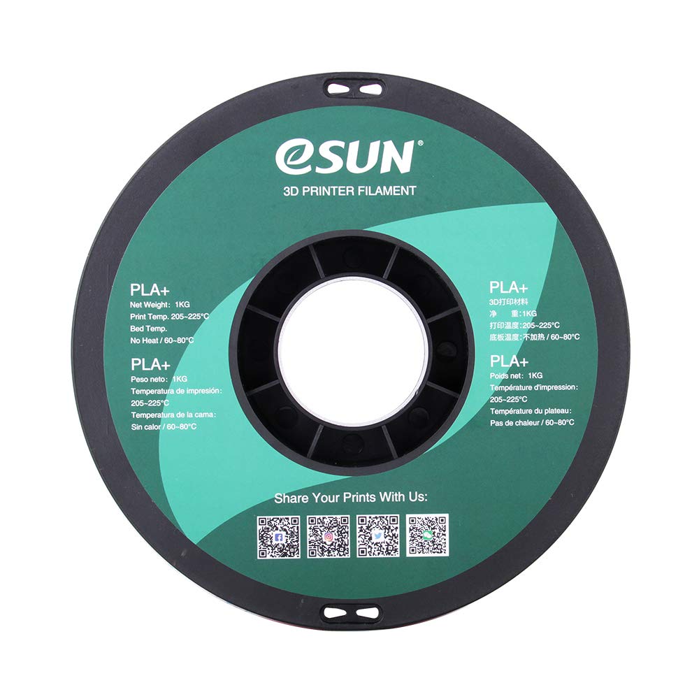 Esun Pla Pro (Pla+) 3D Printer Filament, Dimensional Accuracy +/  0.03Mm, 1Kg Spool, 1.75Mm, Peak Green/Light Green, Pantone 359