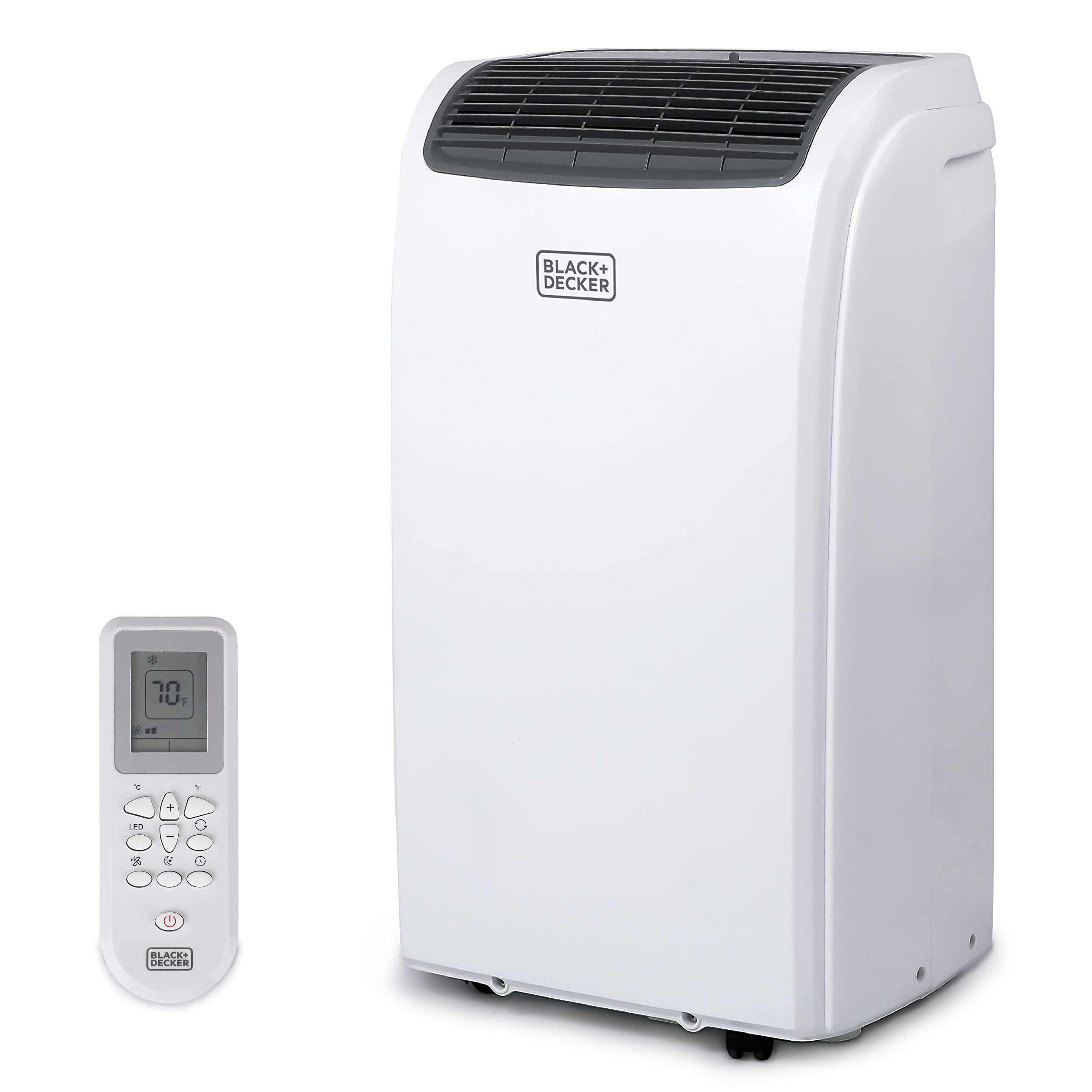 Black+Decker 12,000 Btu Air Conditioner Portable For Room Up To 550 Sq. Ft, 4 In 1 Ac Unit, Dehumidifier, Heater, & Fan, Portabl