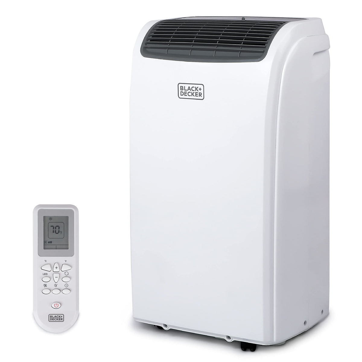 Black+Decker Air Conditioner, 14,000 Btu Air Conditioner Portable For Room And Heater Up To 700 Sq. Ft. With Remote Control, Whi