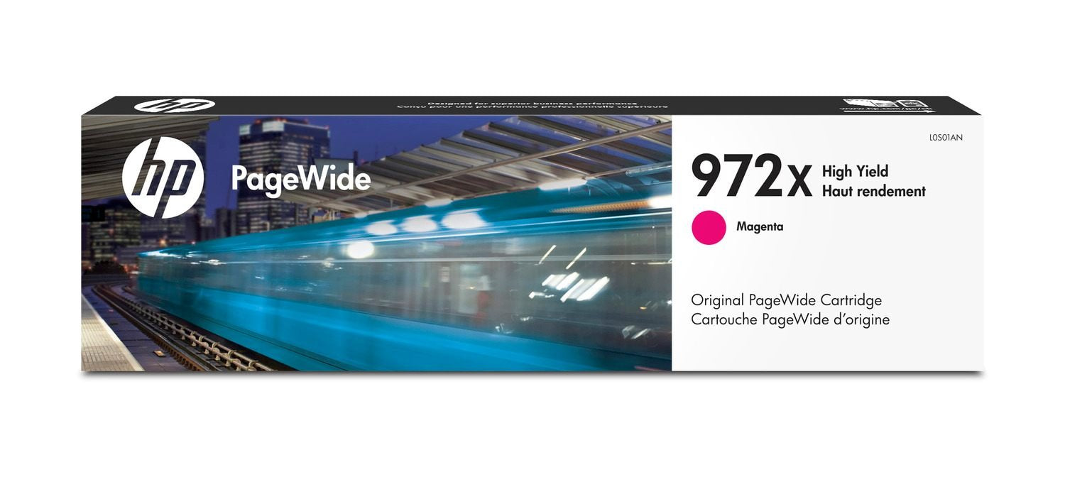 Hp Printing 972X Genuine Pagewide Color And Black High Yield Toner Set (F6T84An, L0R98An, L0S01An, L0S04An)