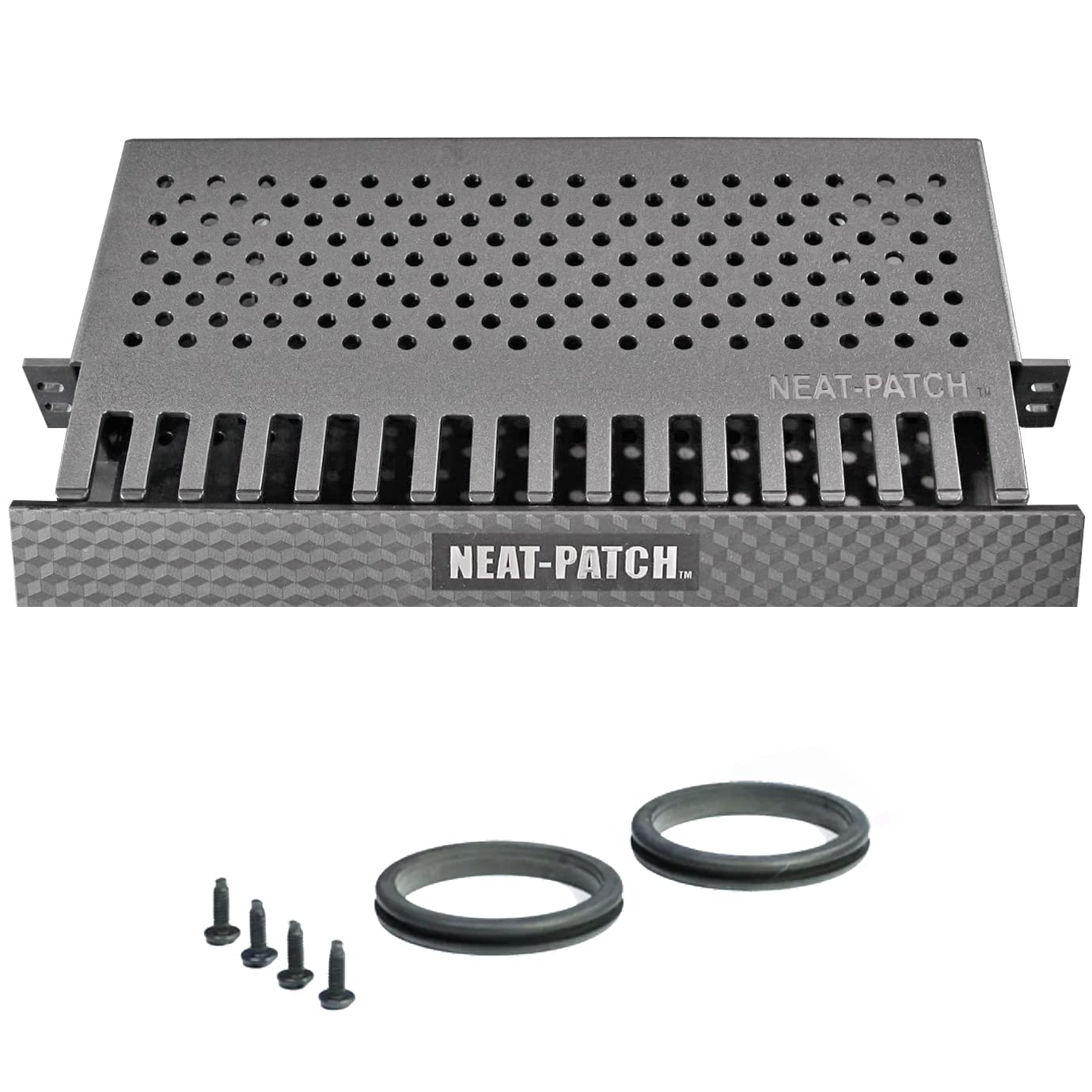 Neat Patch Mini 1U Low Profile Cable Management Unit (3 Pack)