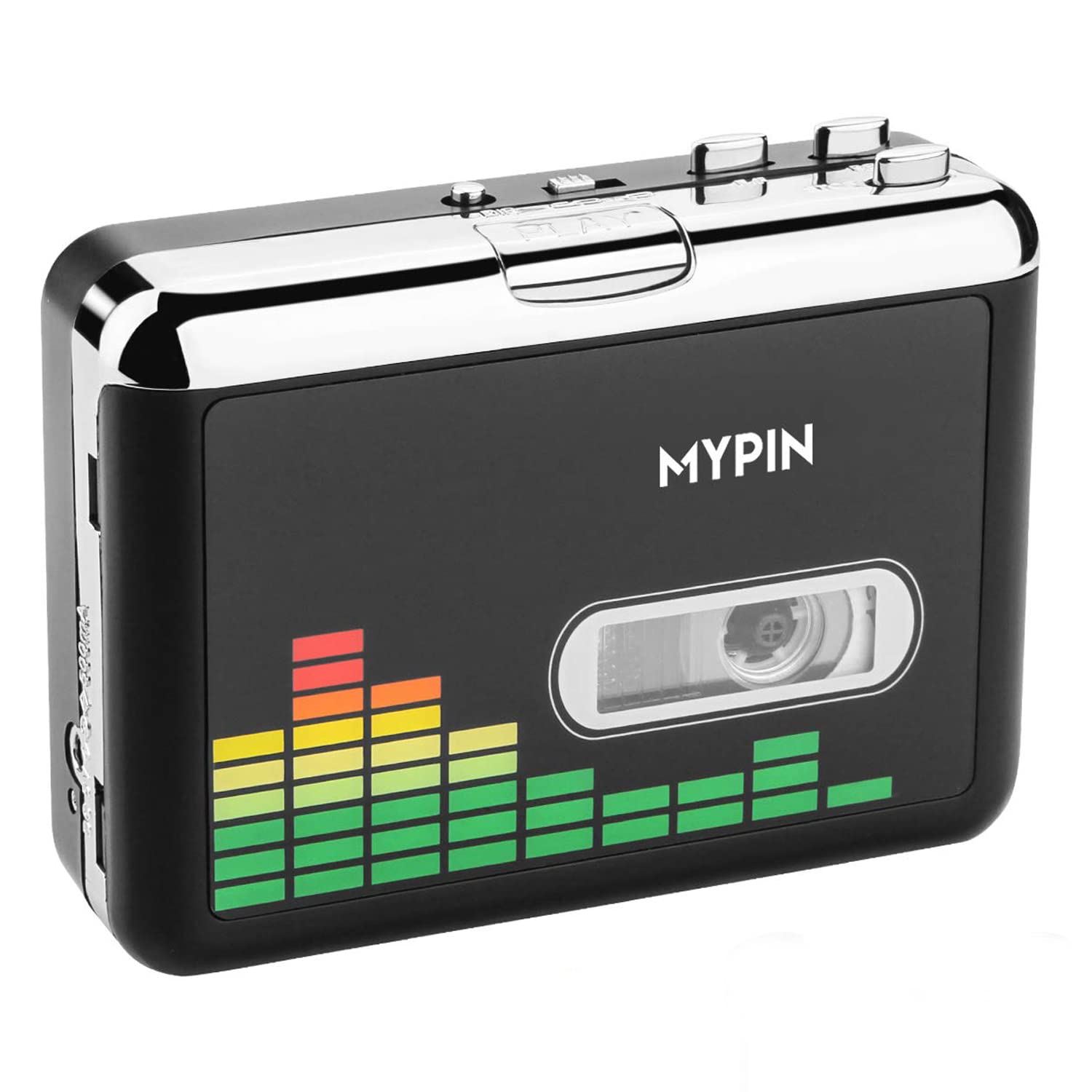 Usb Cassette To Mp3 Converter, Portable Walkman Cassette Audio Music Player Tape To Mp3 Converter With Earphones, Volume Control