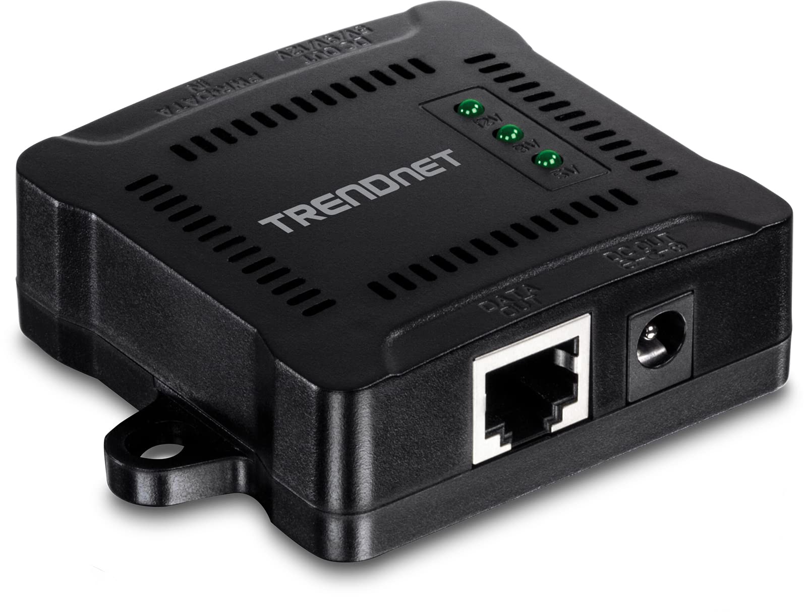 Trendnet Gigabit Poe Splitter, 1 X Gigabit Poe Input Port, 1 X Gigabit Output Port, Up To 100M (328 Ft), Supports 5V, 9V, 12V De