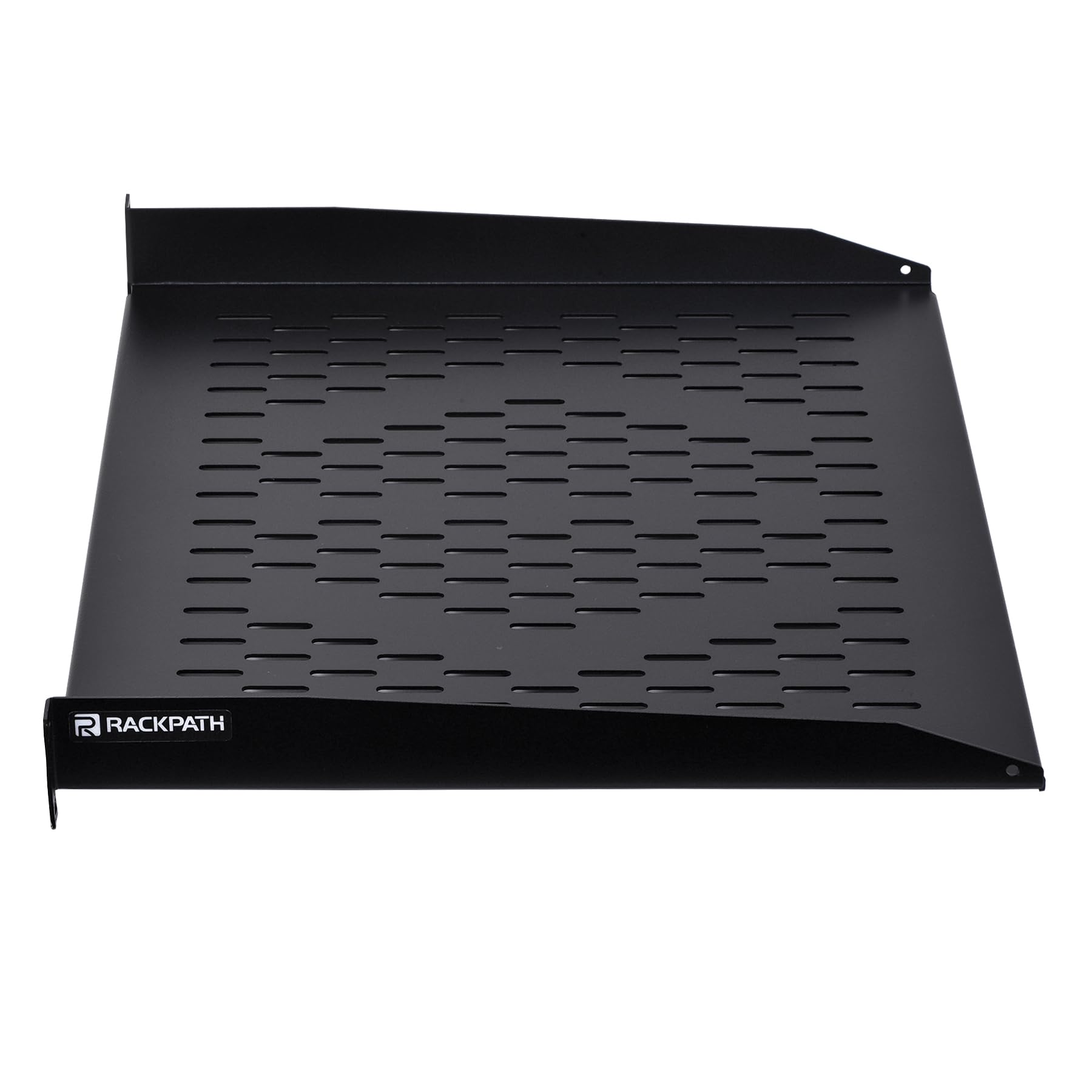 Rackpath 1U Cantilever Universal Rack Shelf   14In Deep   Rackmount Shelf For 19 Av/Network Equipment Racks   55Lbs Capacity   2