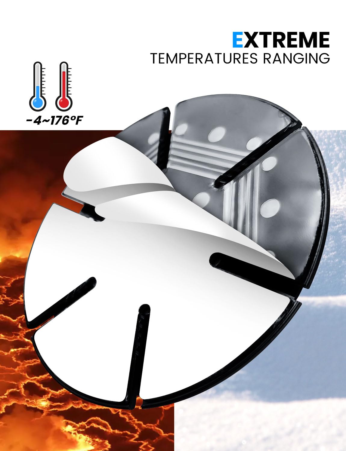 Esamcore Dashboard Sticky Pad [4-Pack], For Suction Cup Phone Mount [Diameter: 3.1   ] 3M Adhesive Pad Dash Mount Disk For Iphon