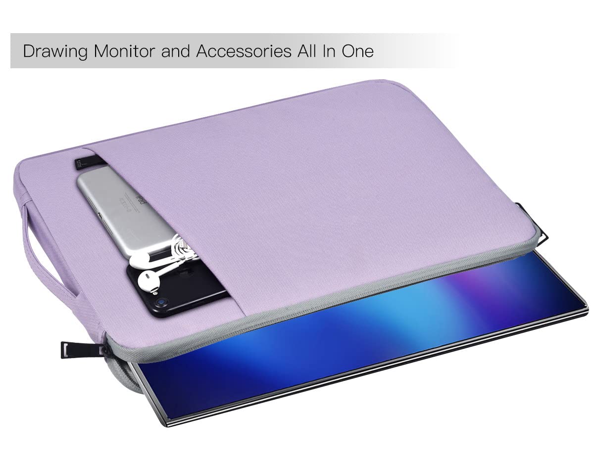 Portable Monitor Case 15.6 Inch, Carrying Laptop Computer Bag For Innoview Kyy Lepow Gtek Viewsonic Zscmalls Aoc 15.6 Inch Porta