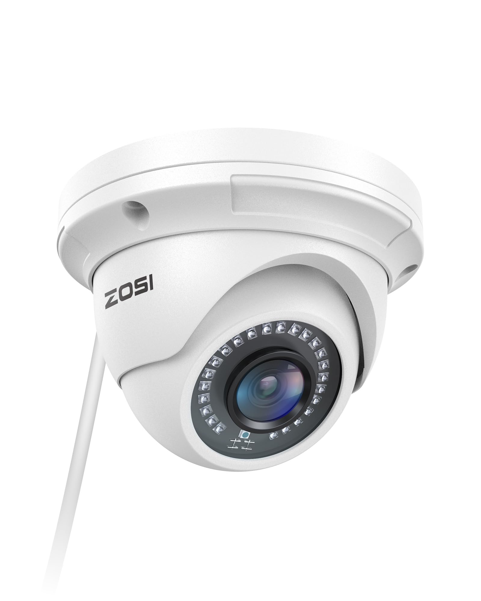Zosi 5Mp Add On Poe Ip Camera Outdoor Indoor Home H.265+ Video Surveillance Dome Camera With Night Vision,Motion Detection,Only
