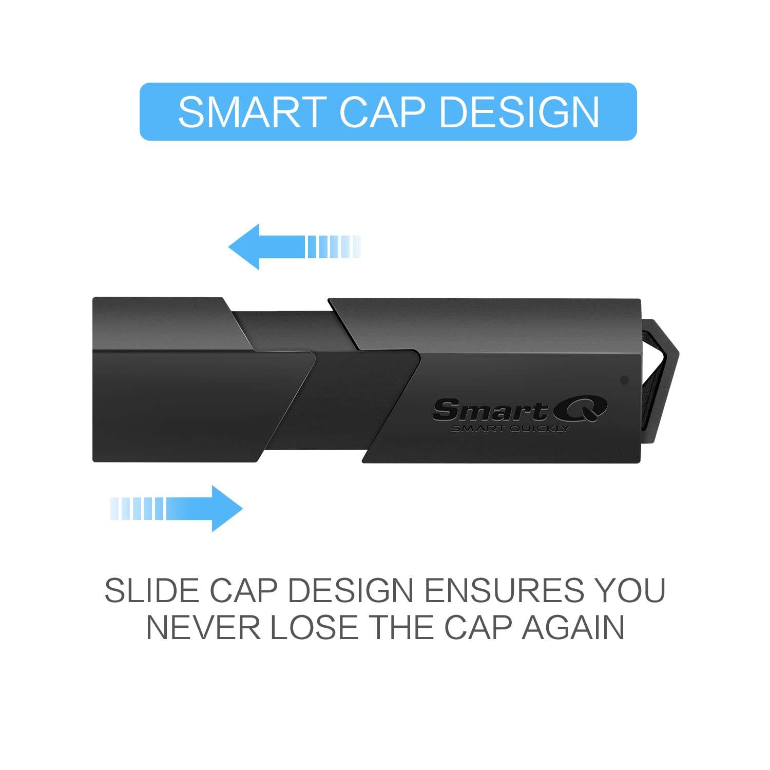Smartq C307 Usb 3.0 Portable Card Reader For Sd, Sdhc, Sdxc, Microsd, Microsdhc, Microsdxc, With Advanced All In One Design
