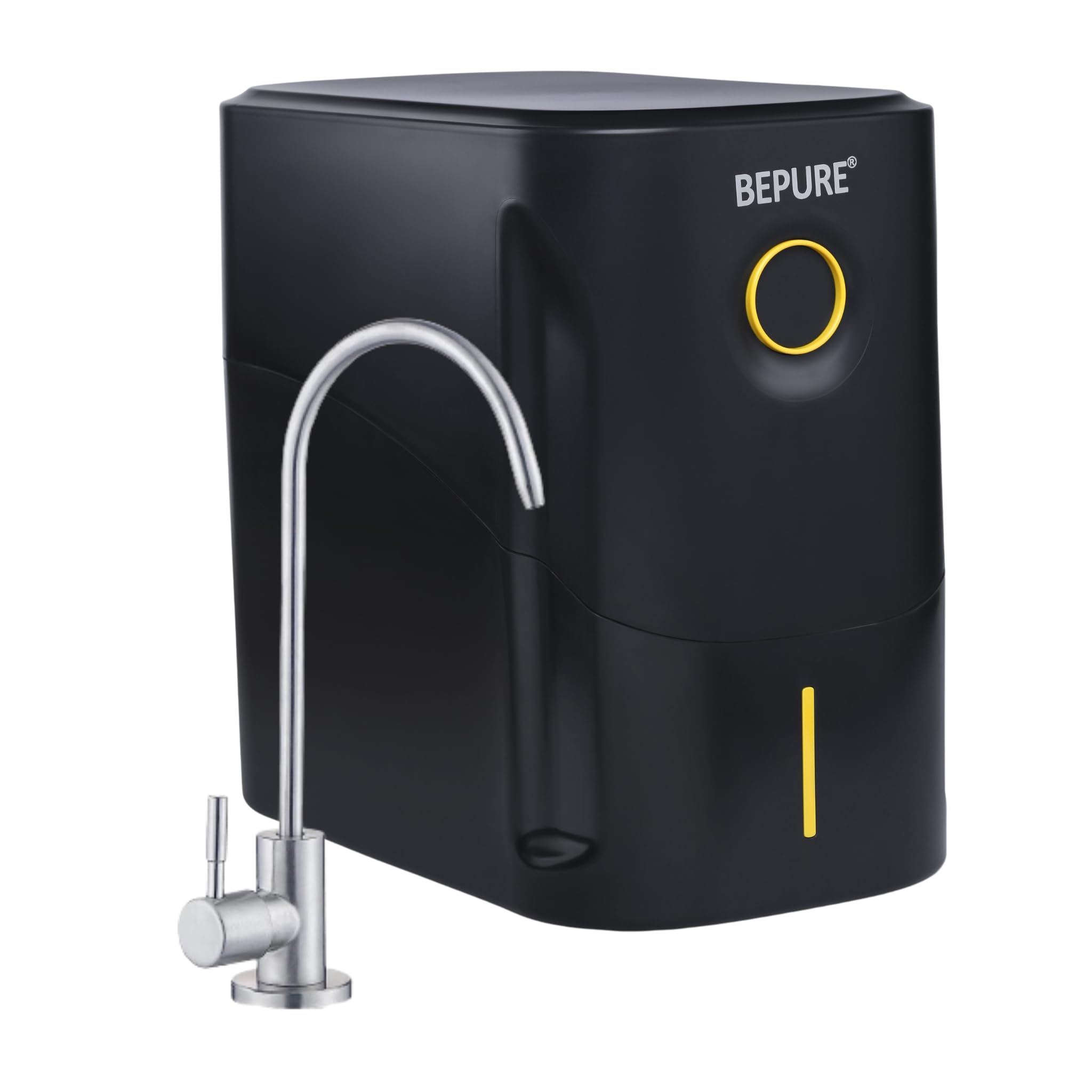 Bepure Uts Black Isi Mark Under Sink Water Purifier 10L With Ro+Uv+Uf+Tds+Copper Alkaline | Inbuilt Storage Tank For Space Savin