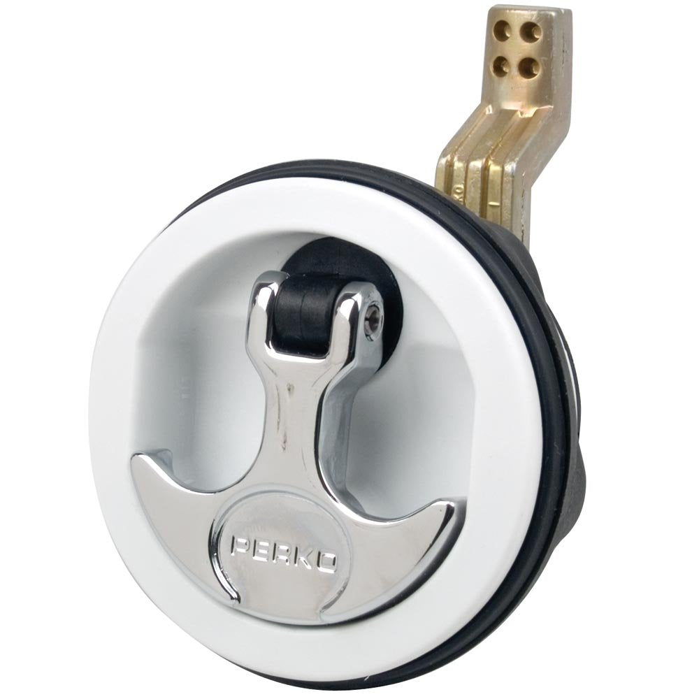 Perko 1092Dp1Wht White T-Handle Surface Mount Latch - 3/4'' - 2-3/8'',WBHDWB000FOUPRY