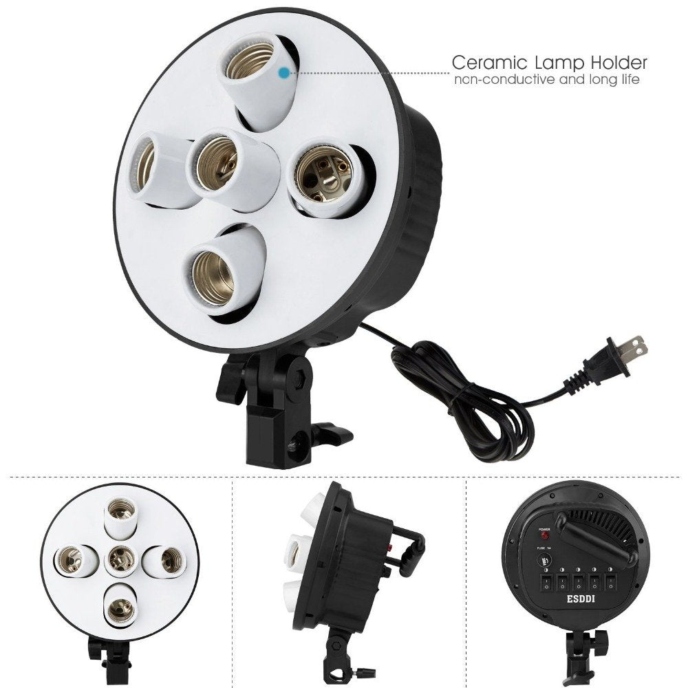 Kaezi Video Lighting Kit Photo Studio Kit 2000 Watt Digital Video Continuous Ch9026S