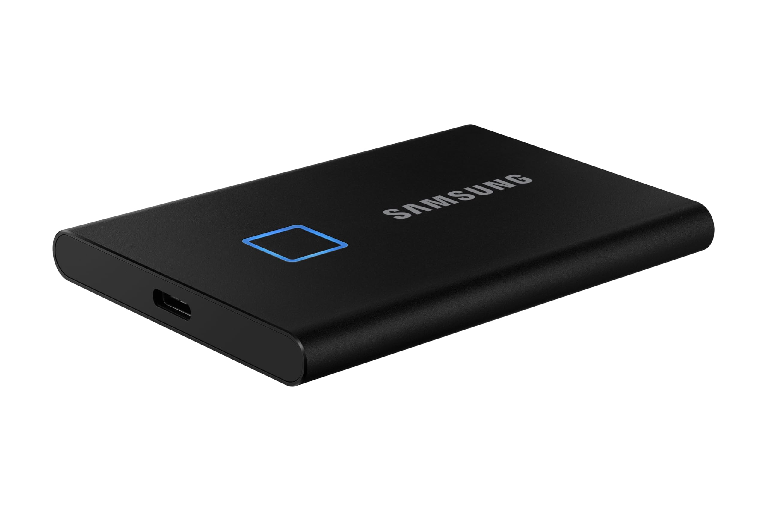 Samsung T7 Touch Portable Ssd 2Tb,Up To 1050Mb/S, Usb 3.2 External Solid State Drive, Black (Mu-Pc2T0K/Ww)