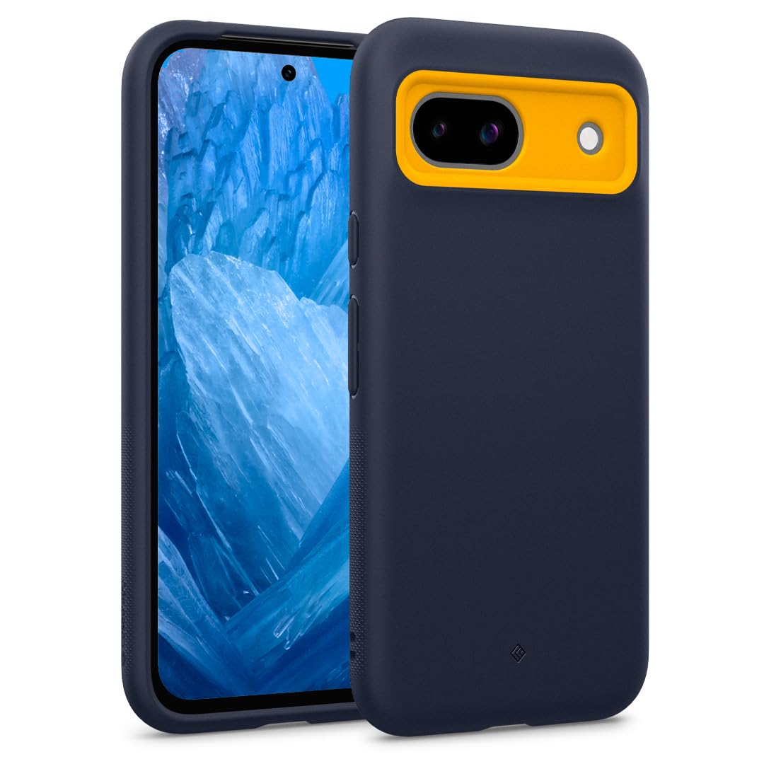 Caseology Nano Pop for Google Pixel 8a Case 5G [Silicone Case](2024) - Blueberry Navy -Like New