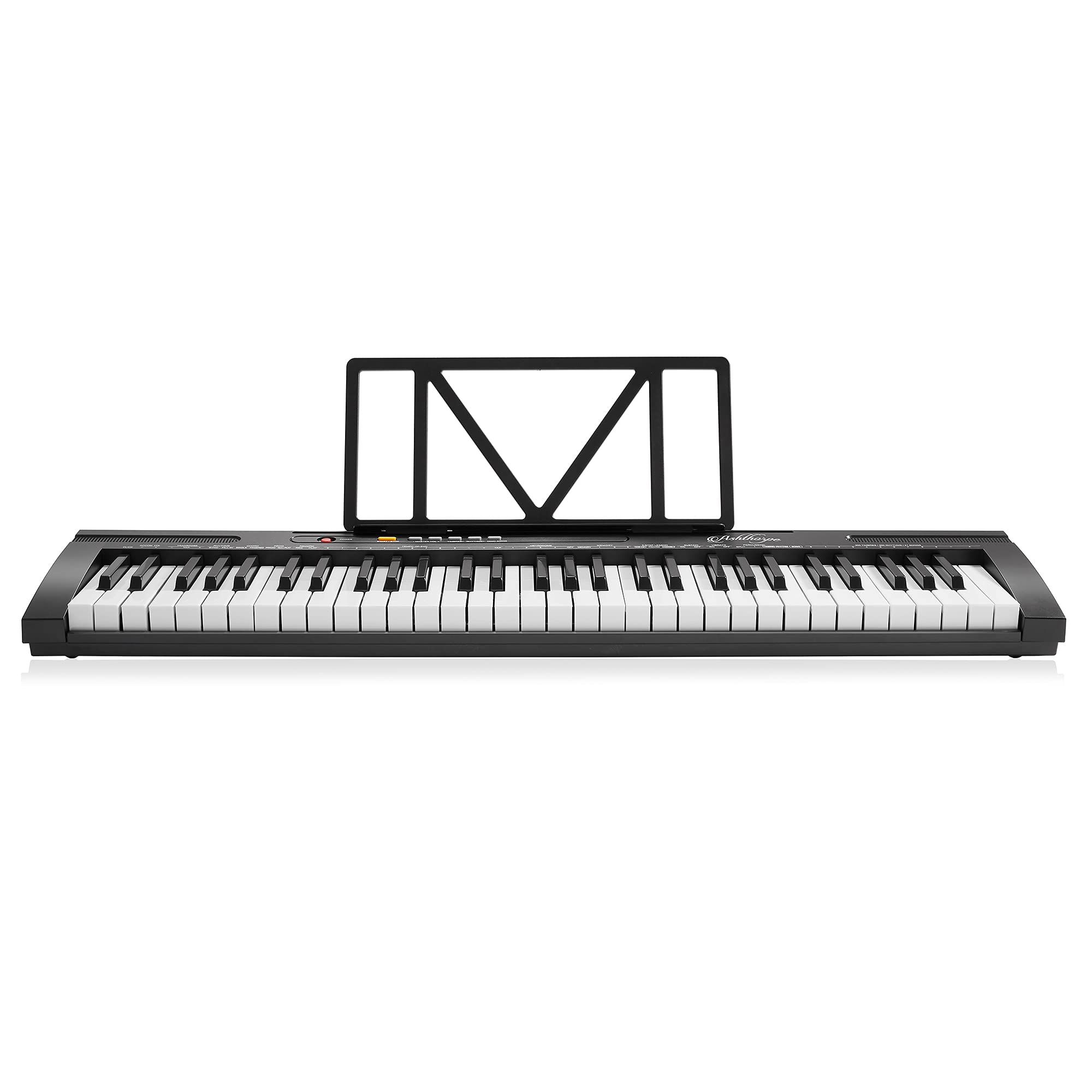 Ashthorpe 61 Key Digital Electronic Keyboard Piano For Beginners, Includes Headphones, Mic And Keynote Stickers
