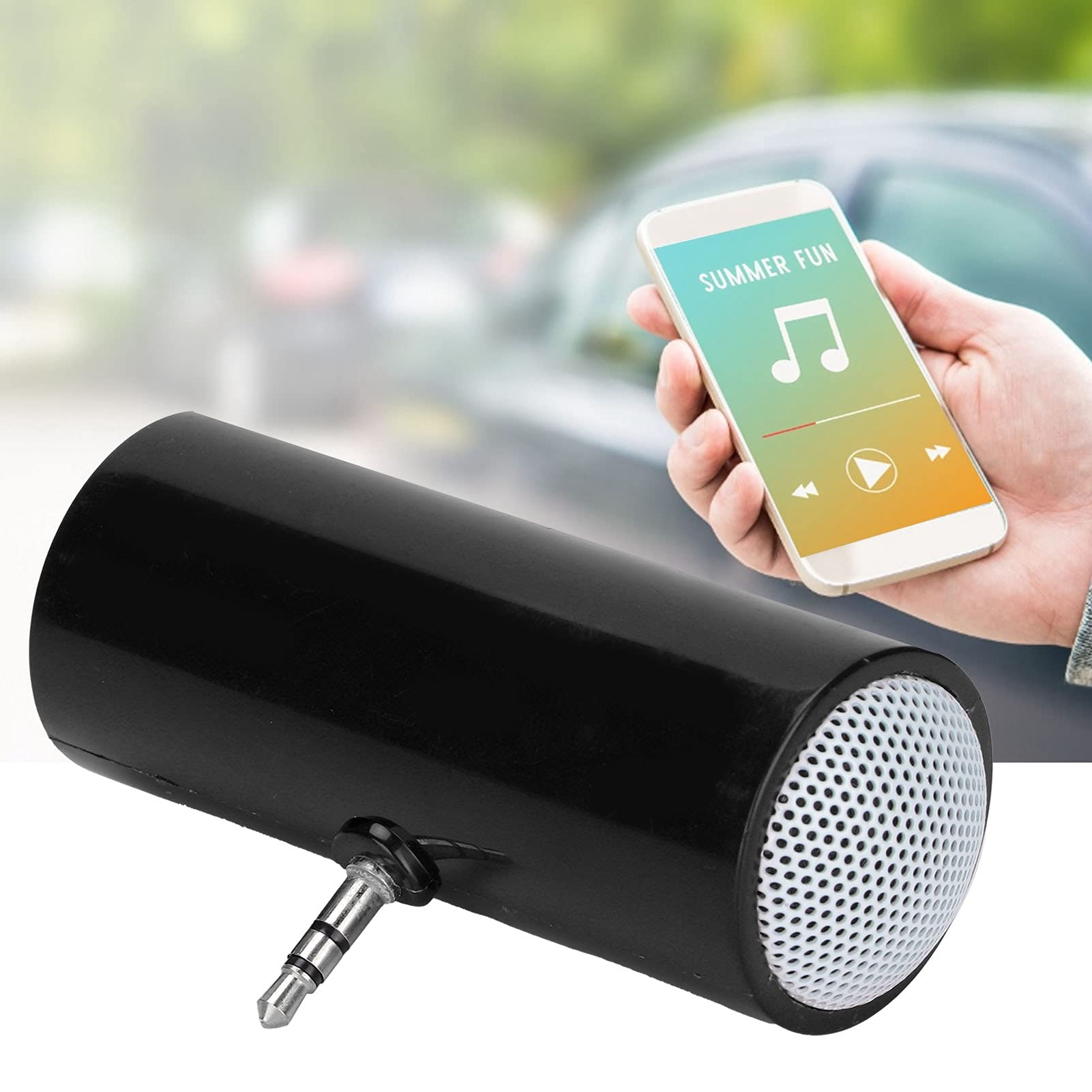 Syh&Aqye Portable Mini Stereo Speaker, Wireless Plug In To Music, Watch Movies, Play Games, For Smart Phones, Tablets, Laptops,