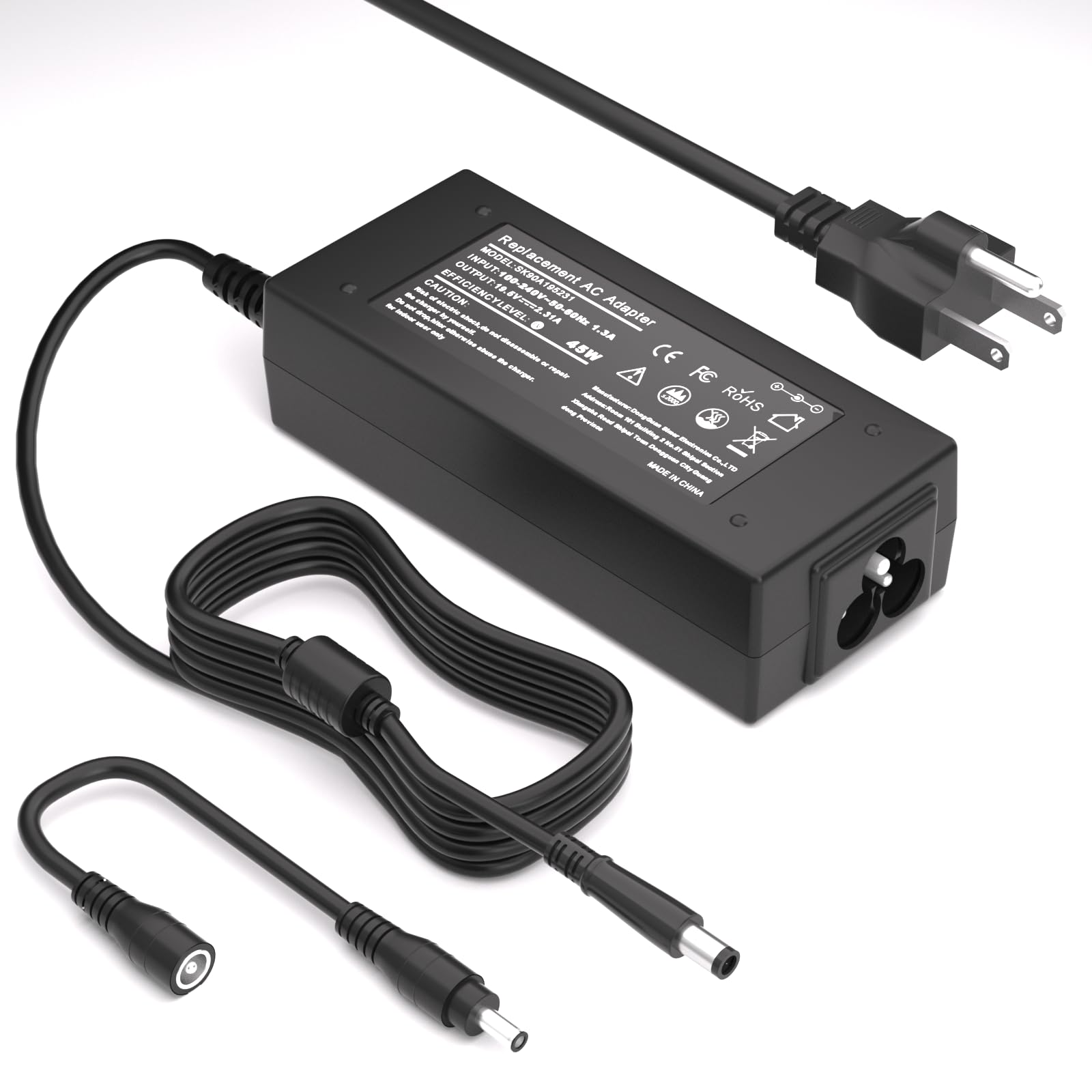 45W 19.5V 2.31A Laptop Charger Compatible with Dell Inspiron