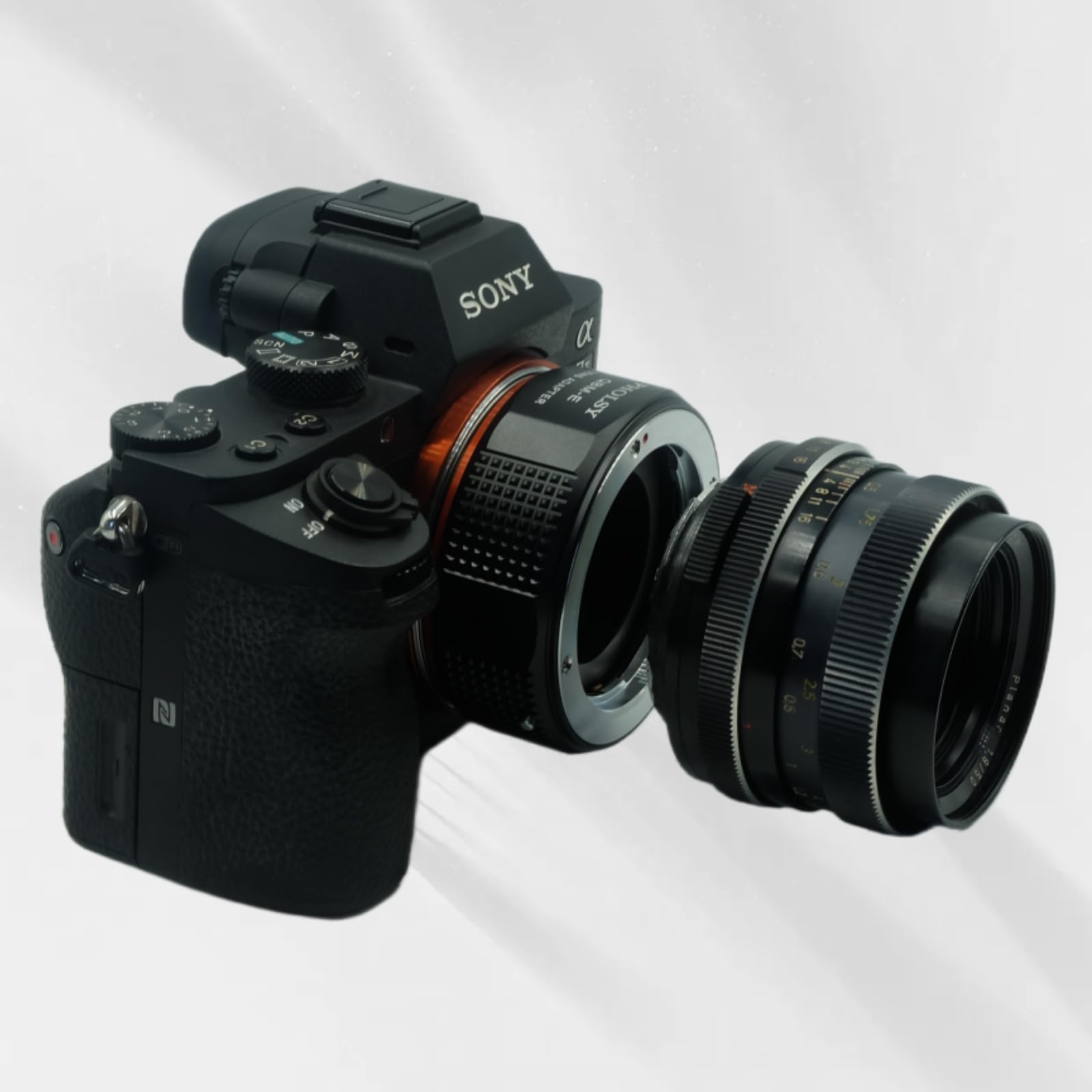 Pholsy Lens Mount Adapter Compatible With Rollei Qbm Mount Lens To E Mount Camera Body Compatible With Sony A1 A9Ii A7S Iii A7R