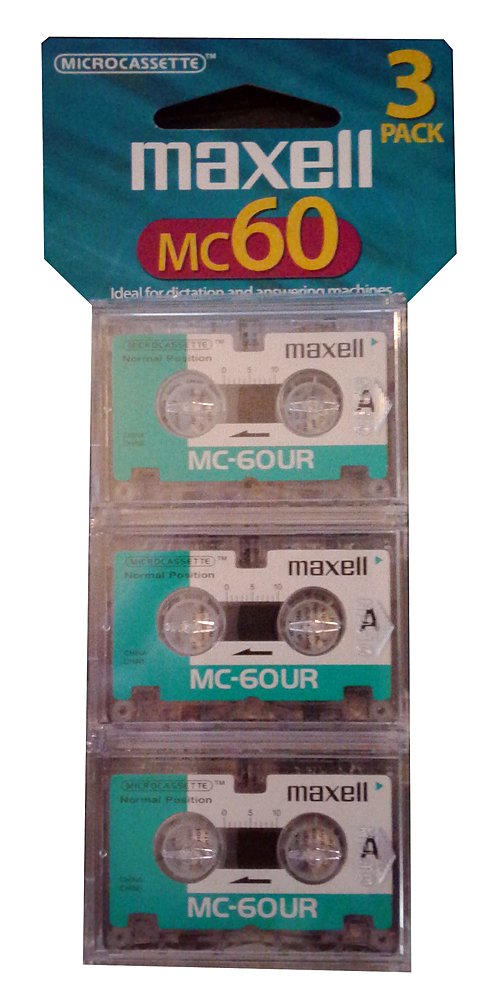 Maxell Micro Cassettes (Pack of 3)