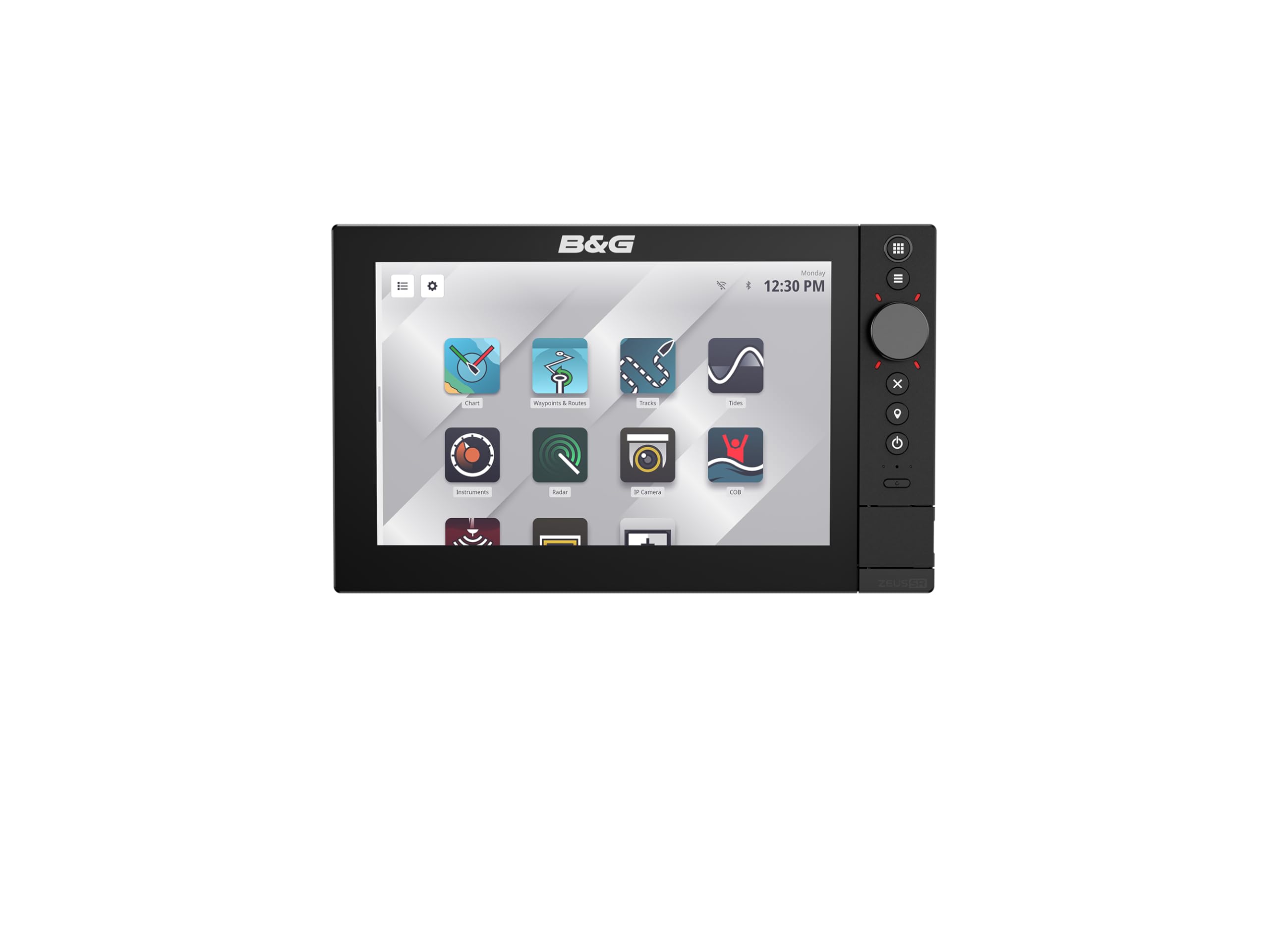 B&G Zeus SR 10 SolarMAX HD Display GPS Chartplotter with C-MAP Discover X North America Chart Card, 000-16021-001