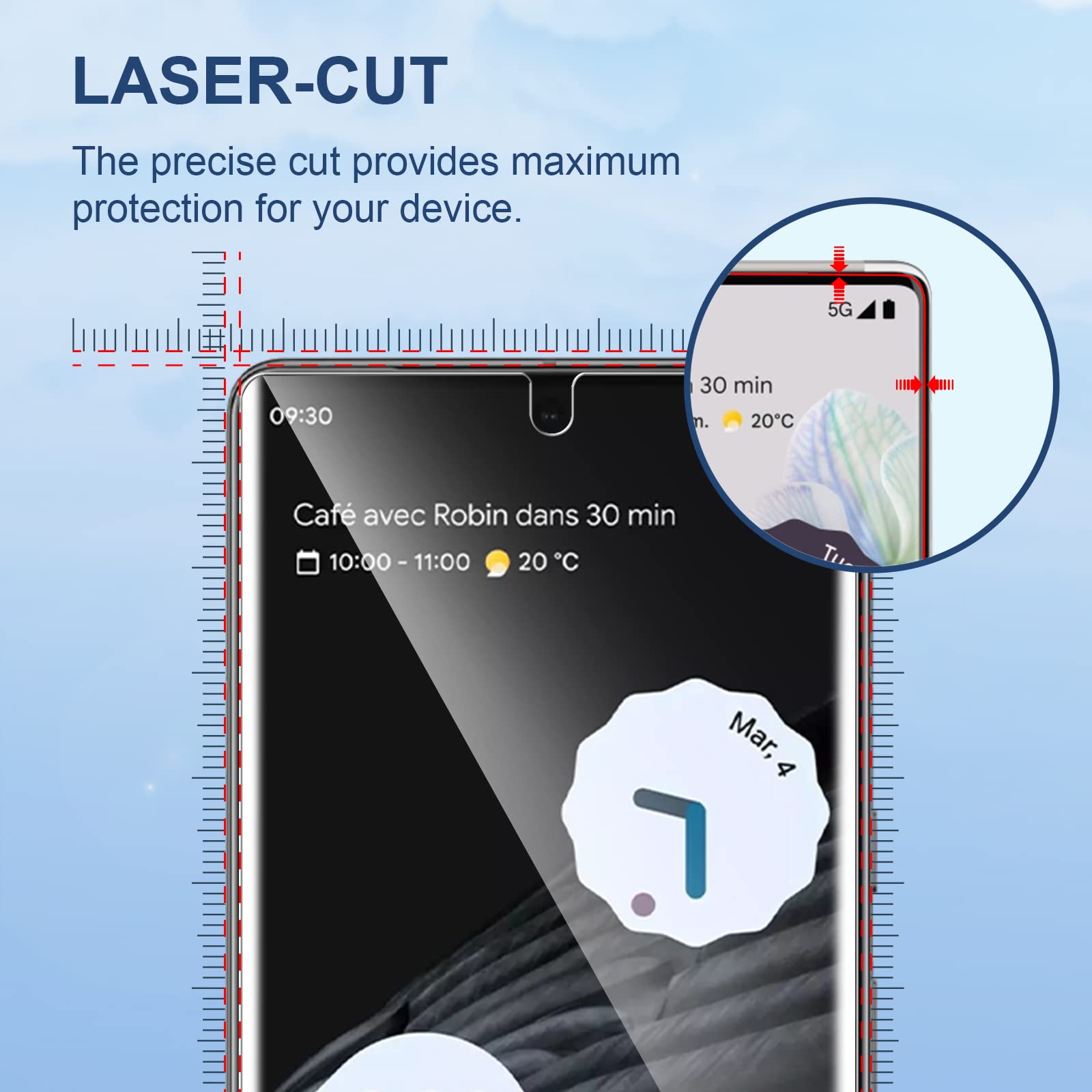 Lk 2 Pack For Google Pixel 7 Pro Screen Protector 6.7 Inch + 2 Pack Lens Protector With Positioning Tool, Self Healing Tpu Film,