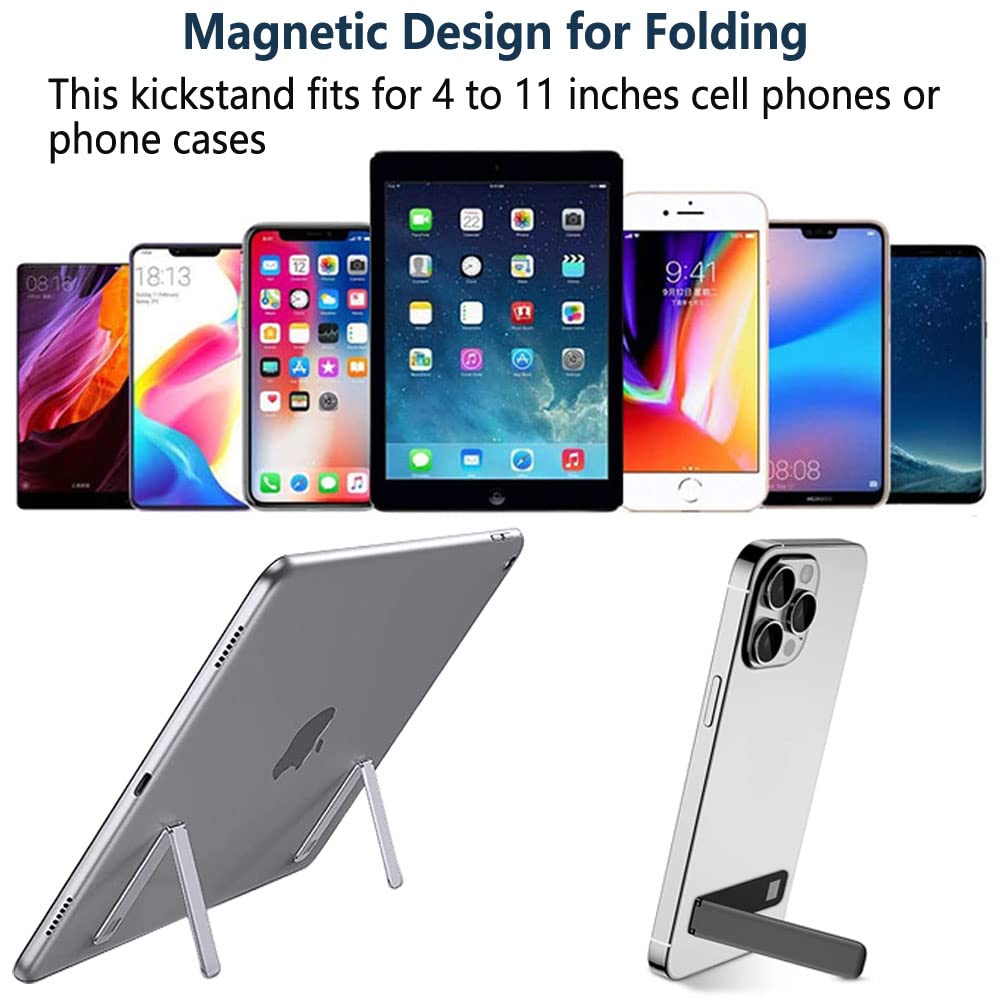 Kinizuxi Cell Phone Kickstand,Vertical And Horizontal Aluminum Phone Stand For Desk, Adjustable Phone Holder Stand For Desk Comp