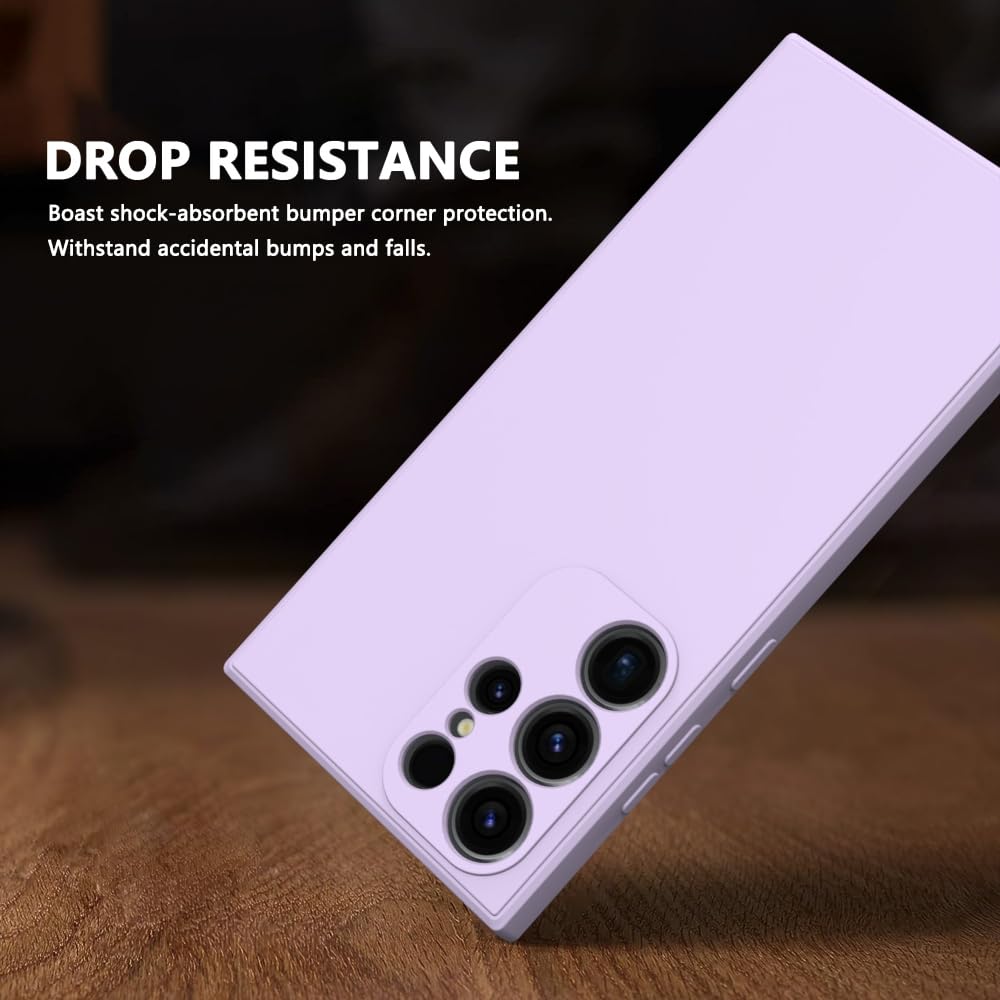 Wogroo For Samsung Galaxy S24 Ultra Case Purple, Scratch Resistant With Soft Touch, Slim Thin Phone Cover For Samsung Galaxy S24