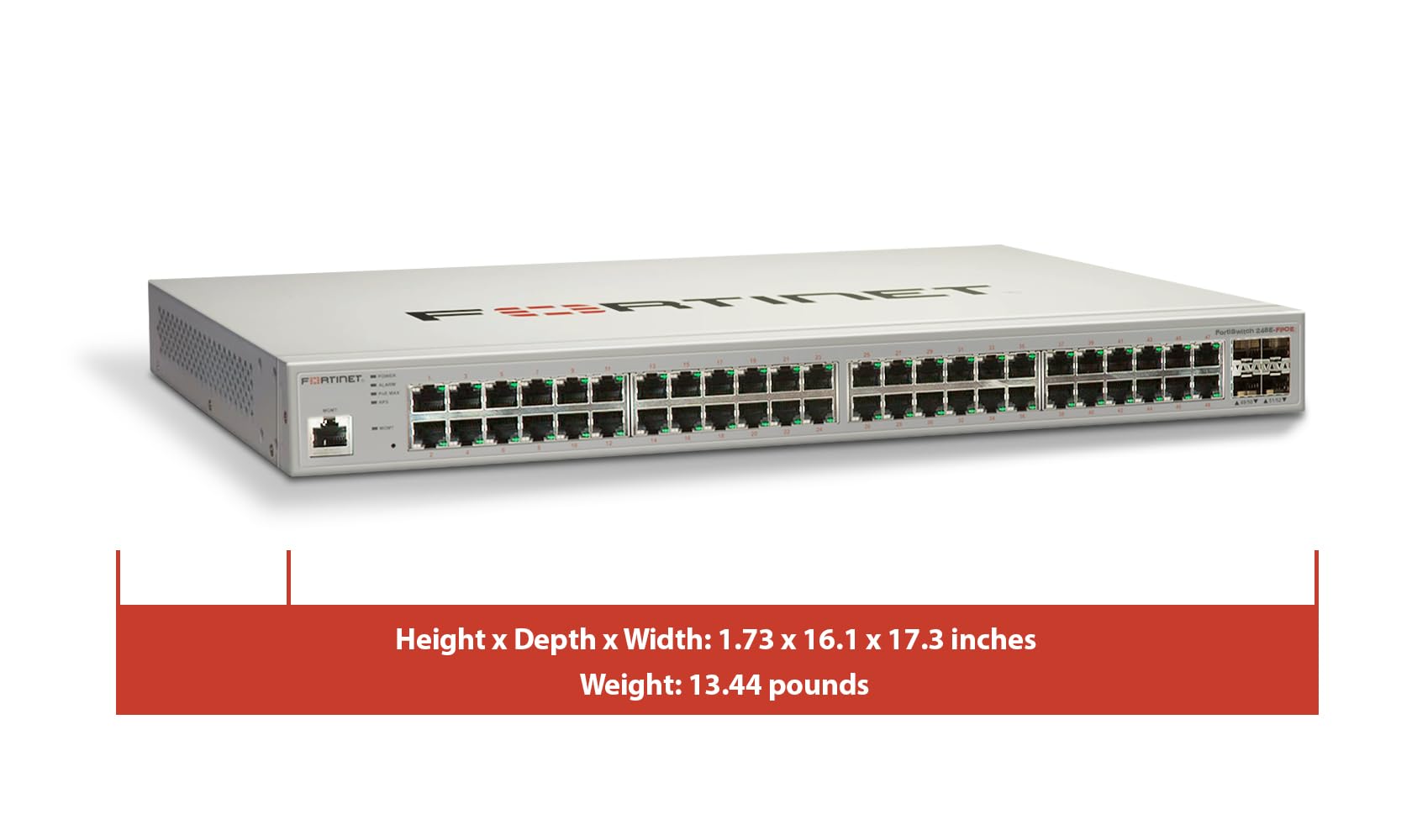 Fortinet Fortiswitch   248E Fpoe Layer 2/3 Poe+ Switch (Fs 248E Fpoe)