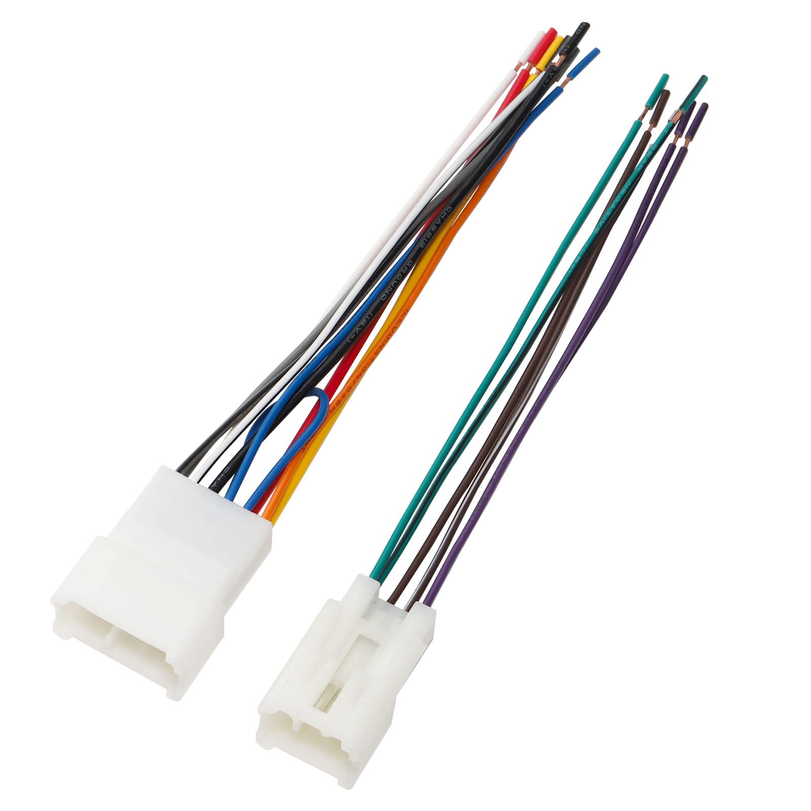 Red Wolf Radio Wiring Harness Connector Select For Toyota 4Runner Camry Corolla Prius Rav4 1987 2019 Mount Aftermarket Car Stereo Wire Cable Plug