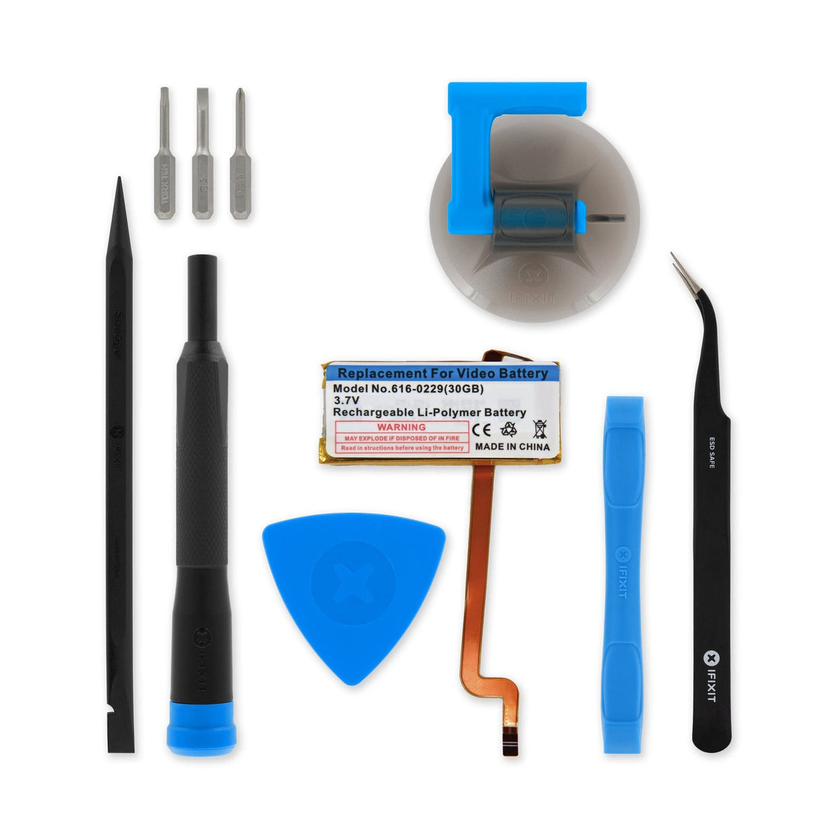Ifixit Battery Compatible With Ipod Video 30 Gb   Repair Kit