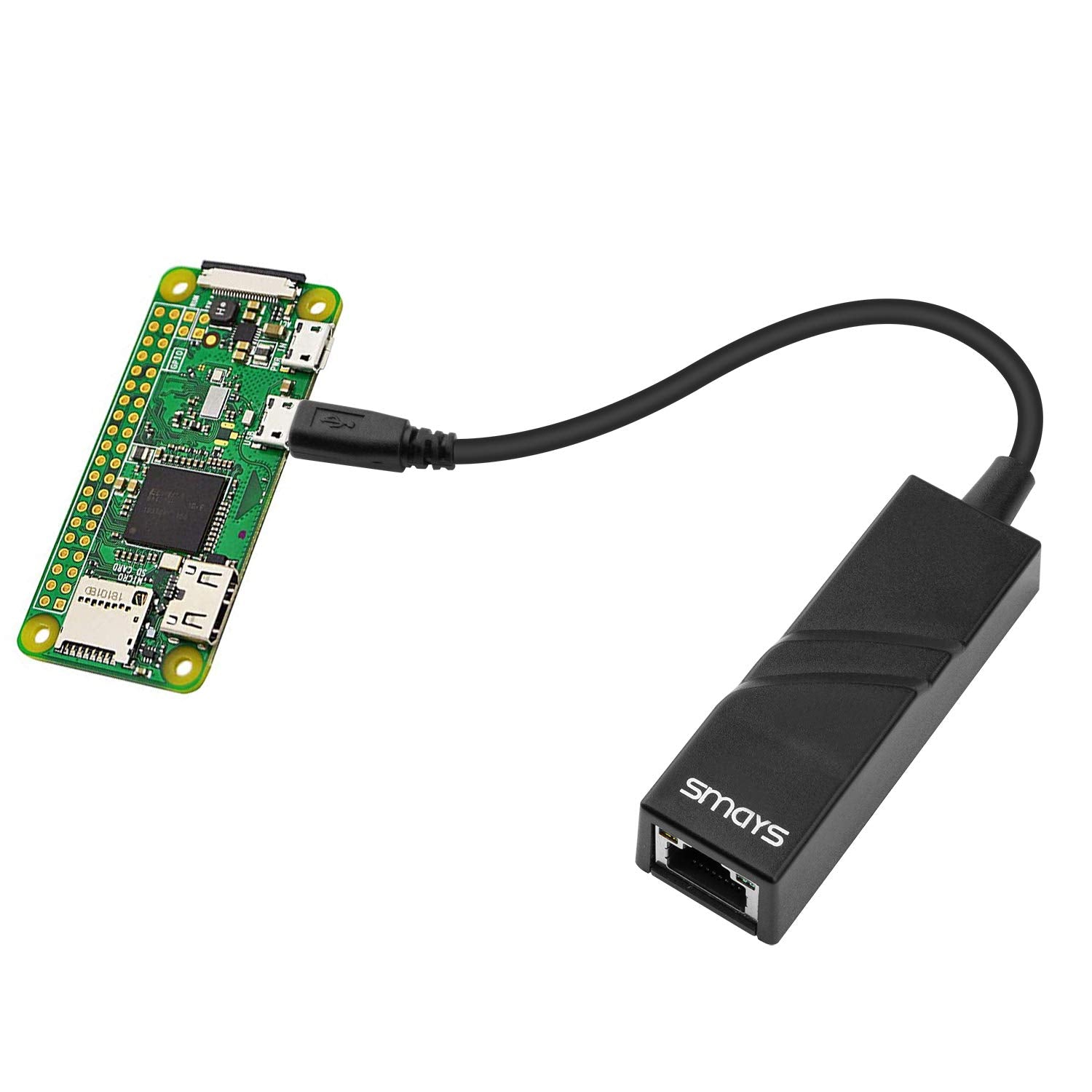 Otg Micro Usb Ethernet Adapter For Raspberry Pi Zero, Android Tablet, Samsung Galaxy Tab Pro 10.1   Usb To Rj45 Lan Network