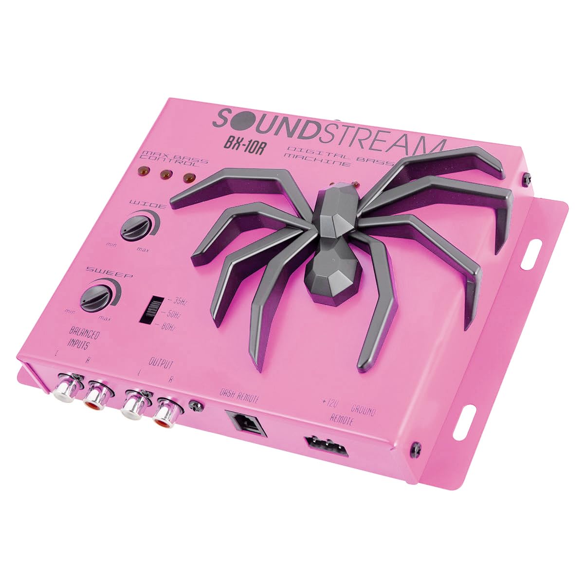 Soundstream Bx 10X | Bass Processor   Digital Sound Restoration, Maximizer And Reproducer   Car Audio Booster (Pink)