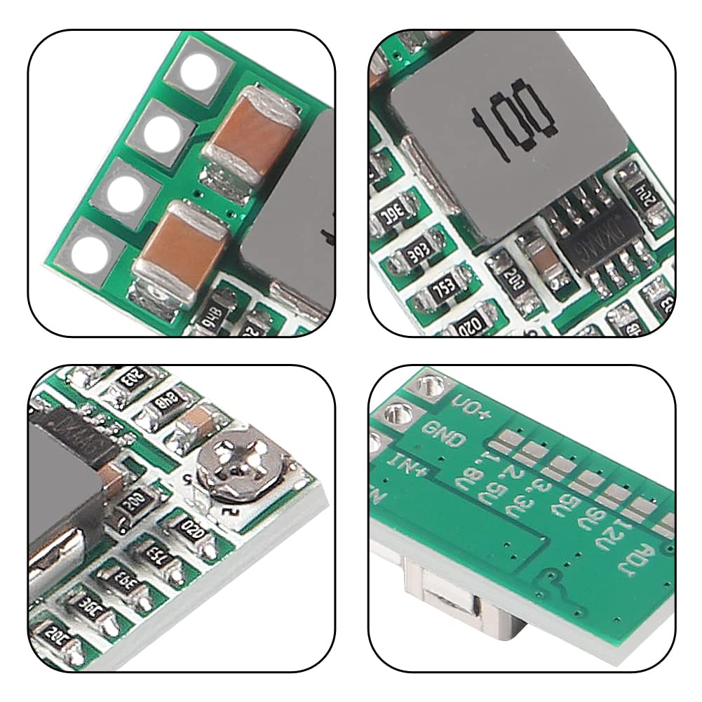 Alinan 12Pcs Step Down Power Supply Module Mini Dc Dc 12 24V To 5V 3A Voltage Buck Converter Adjustable 1.8V 2.5V 3.3V 5V 9V 12V