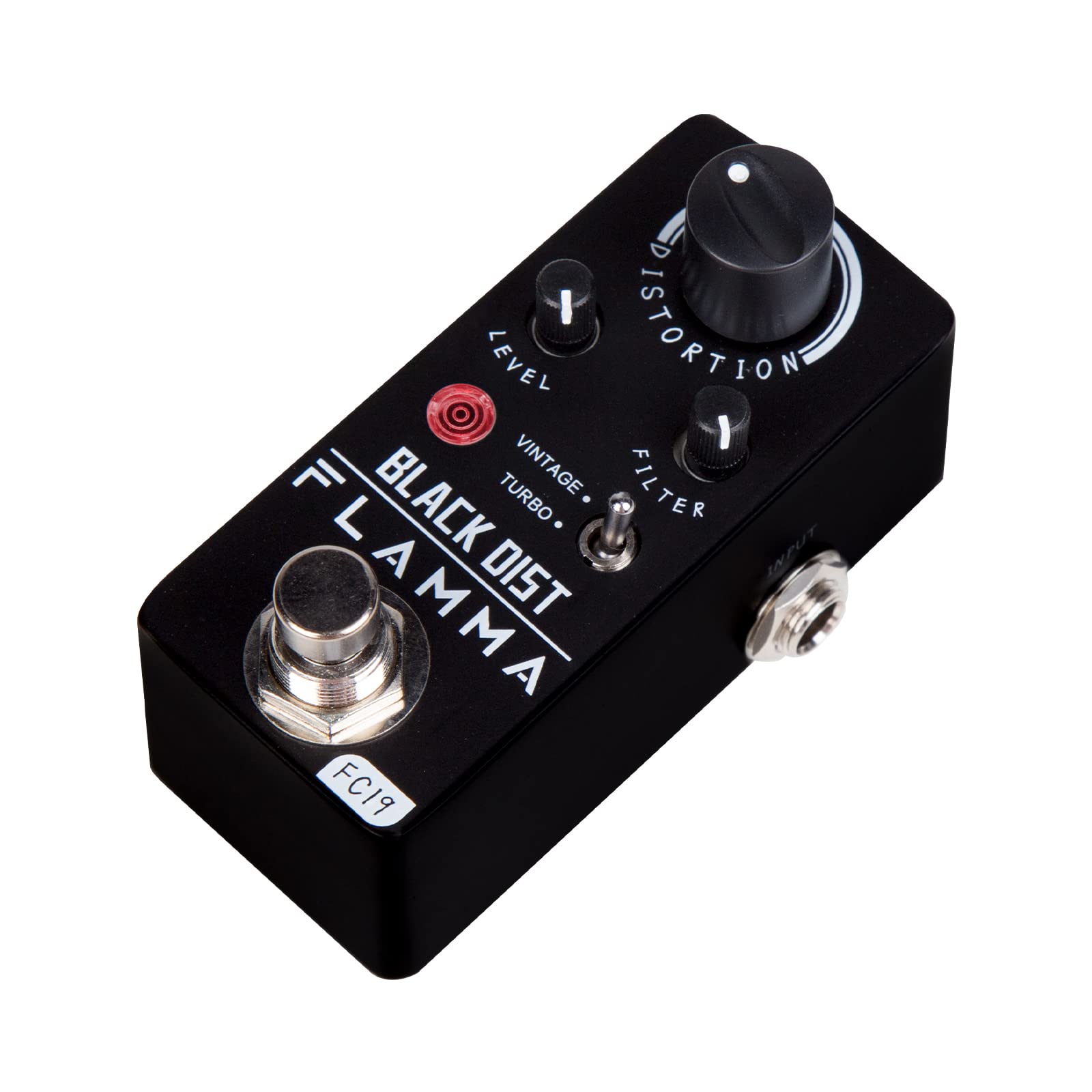 Flamma Fc19 Distortion Pedal Electric Guitar Effects Pedal With Warm Vintage Tone True Bypass
