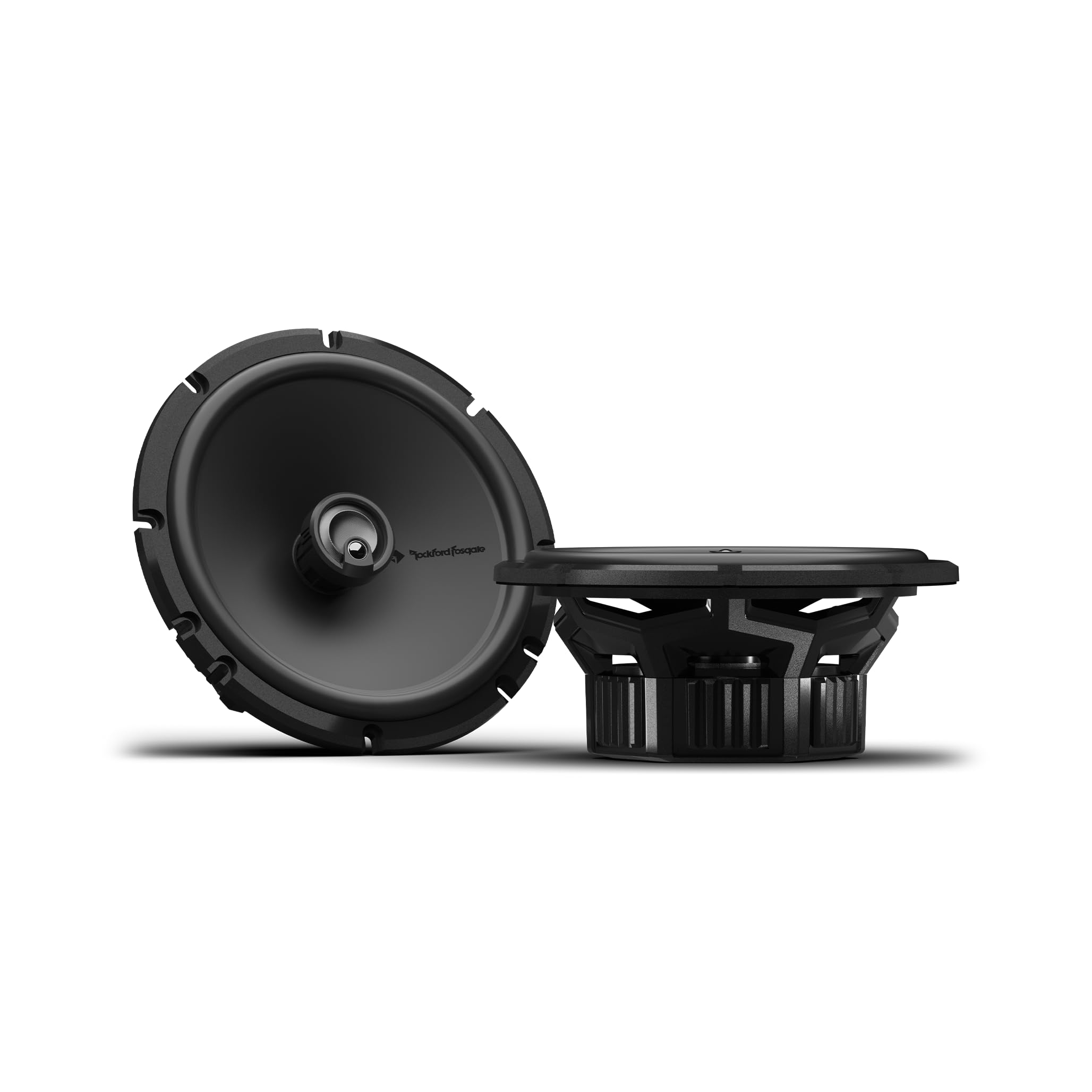 Rockford Fosgate P1V2-65 Punch P1 6.5 3-Way Coaxial Full Range Speakers - Black (Pair)