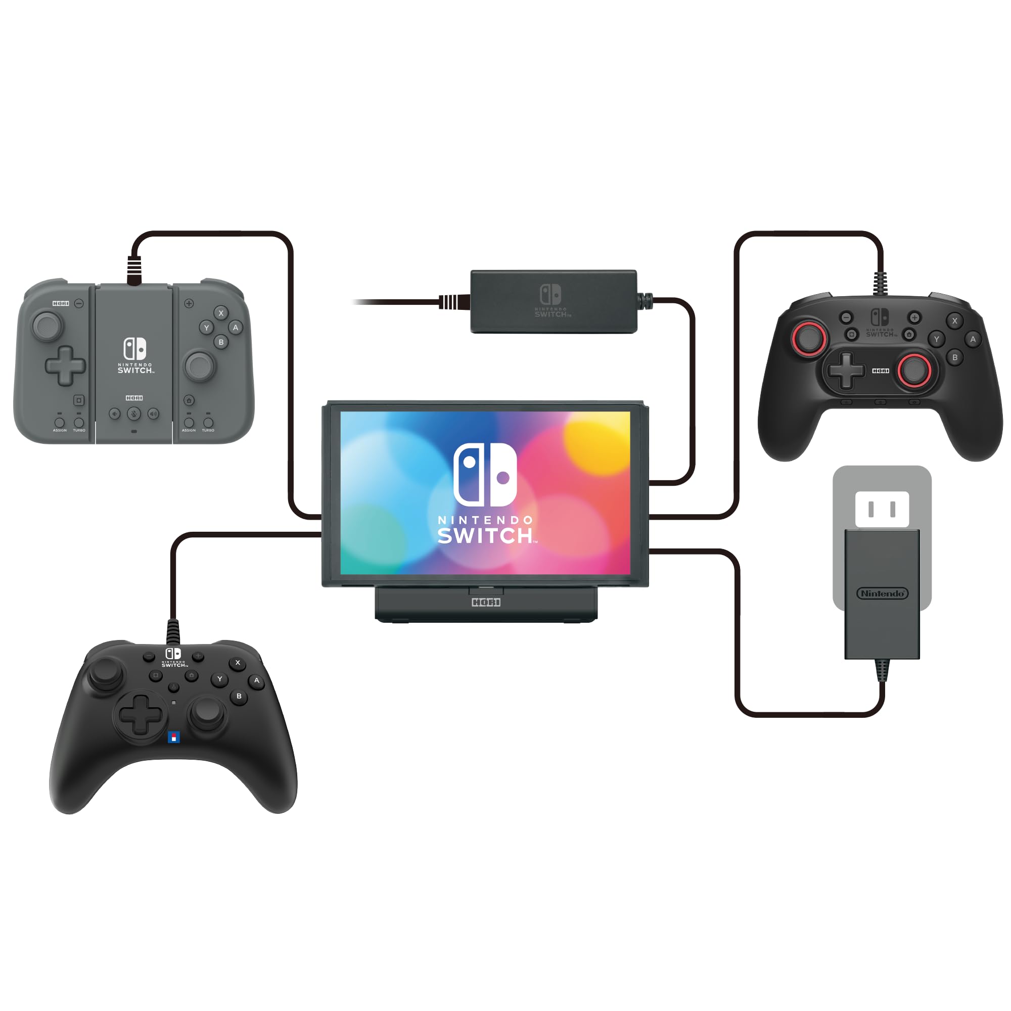 Hori Portable Usb Playstand For Nintendo Switch   Officially Licensed By Nintendo
