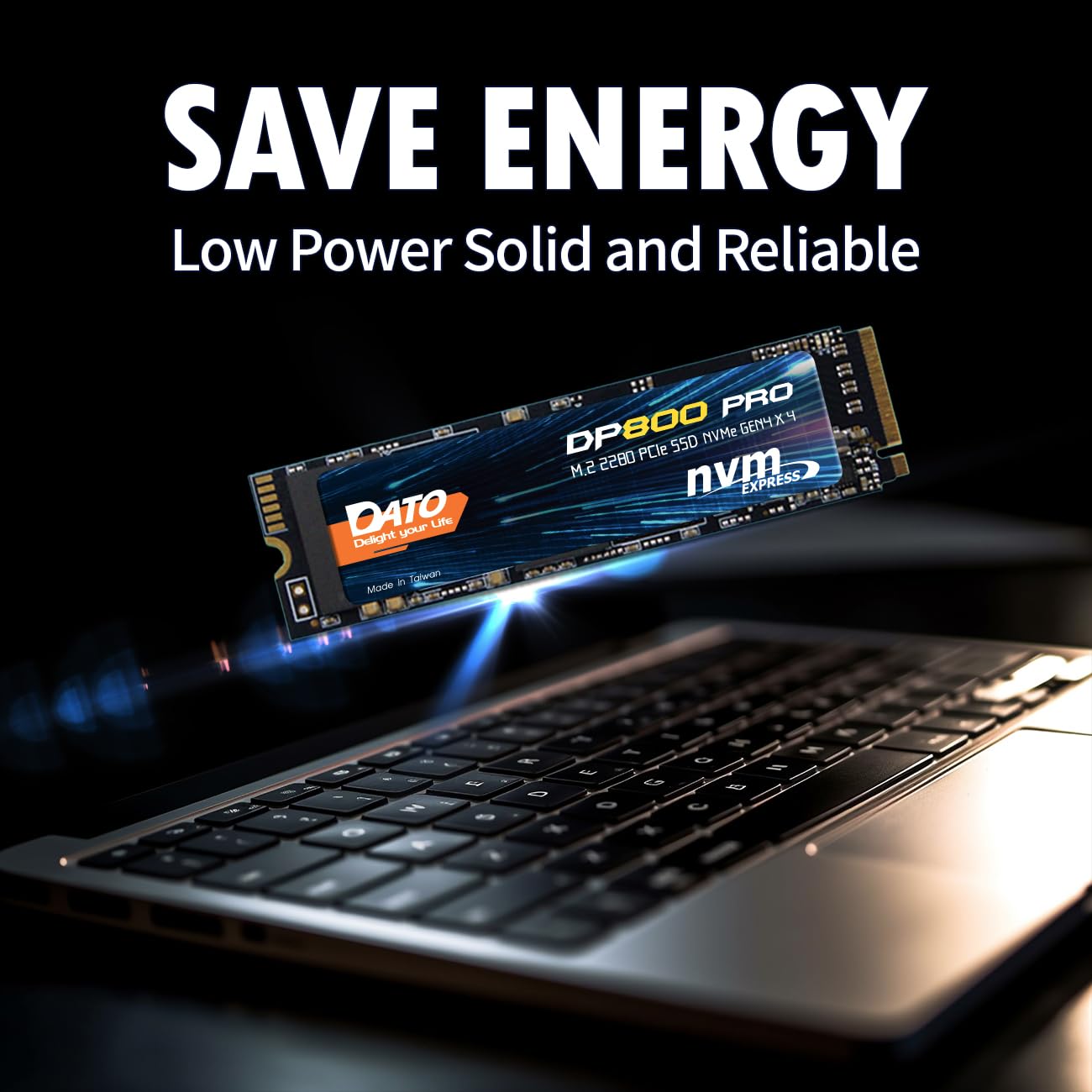 Dato Dp800 Pro 512Gb M.2 2280 Pcie Gen4X4 Nvme Ssd Internal Solid State Drive For Gaming And Creators (Up To 5100/4600 Mb/S)