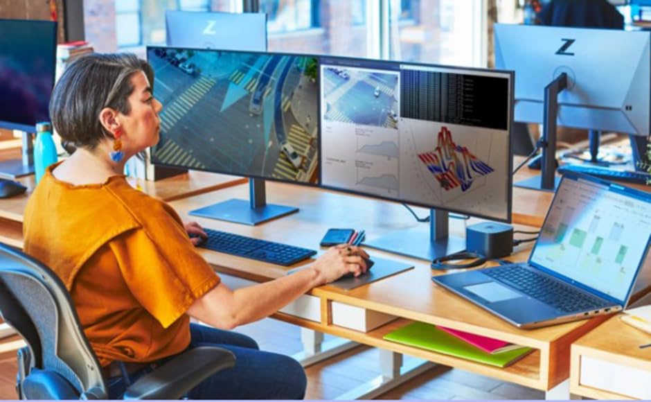 Hp Thunderbolt Dock 120W Port Replicator Bundle With Docztorm Hub (Universal Thunderbolt/Usb-C Docking Station, Single Cable For