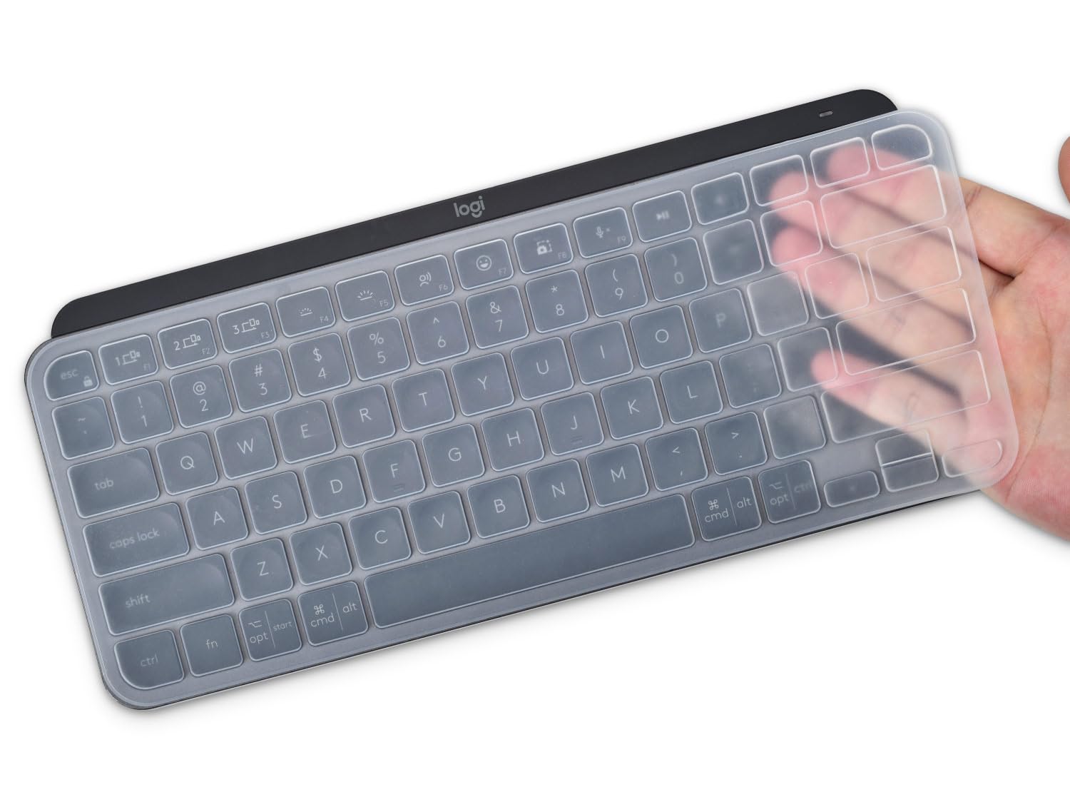Keyboard Cover For Logitech Mx Keys Mini Wireless Illuminated Keyboard, Logitech Mx Keys Mini Silicone Keyboard Skin Protector,