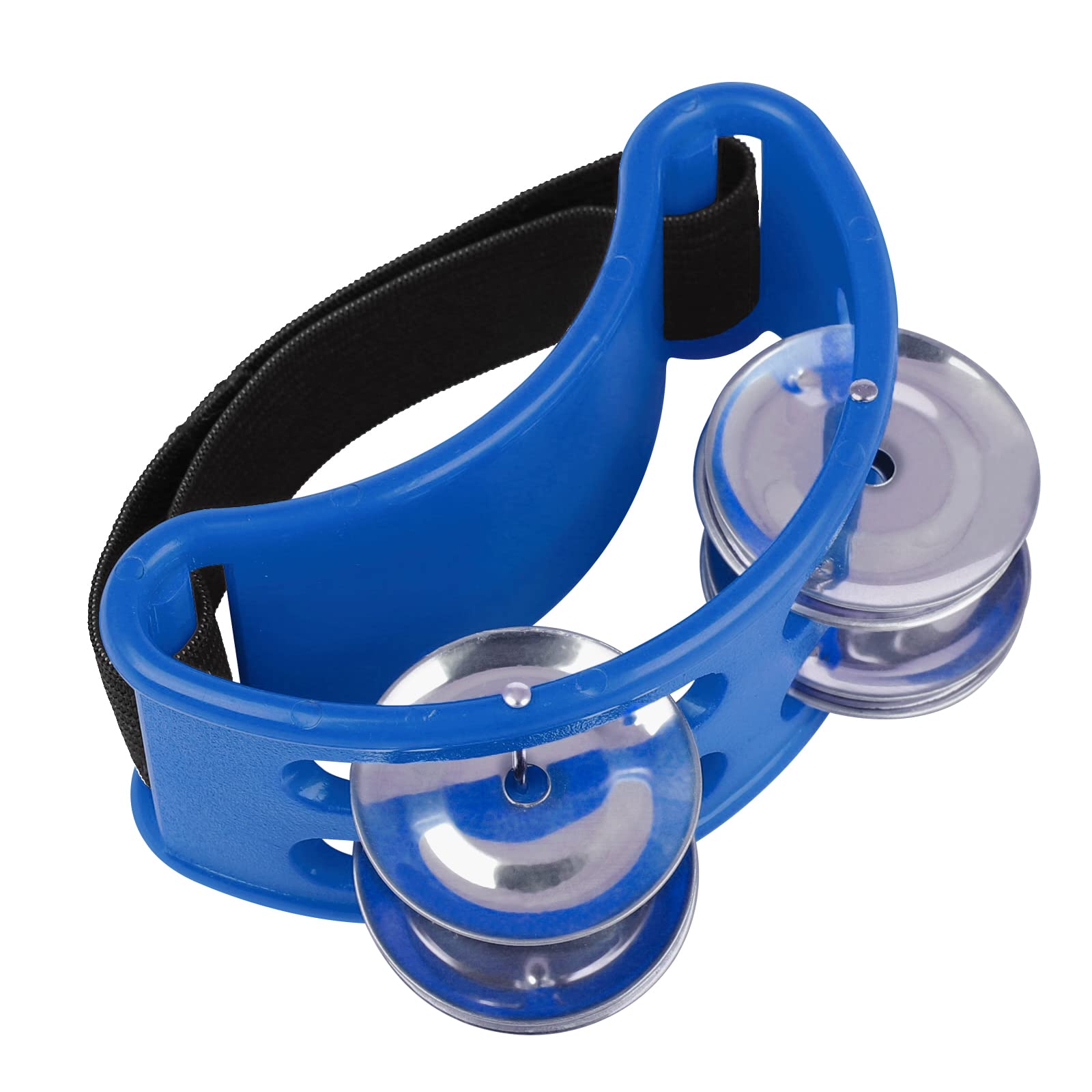 Foot Tambourine, Foot Tambourine Percussion Musical Instrument Percussion Instruments Foot Percussion with 4 Pairs of Stainless 