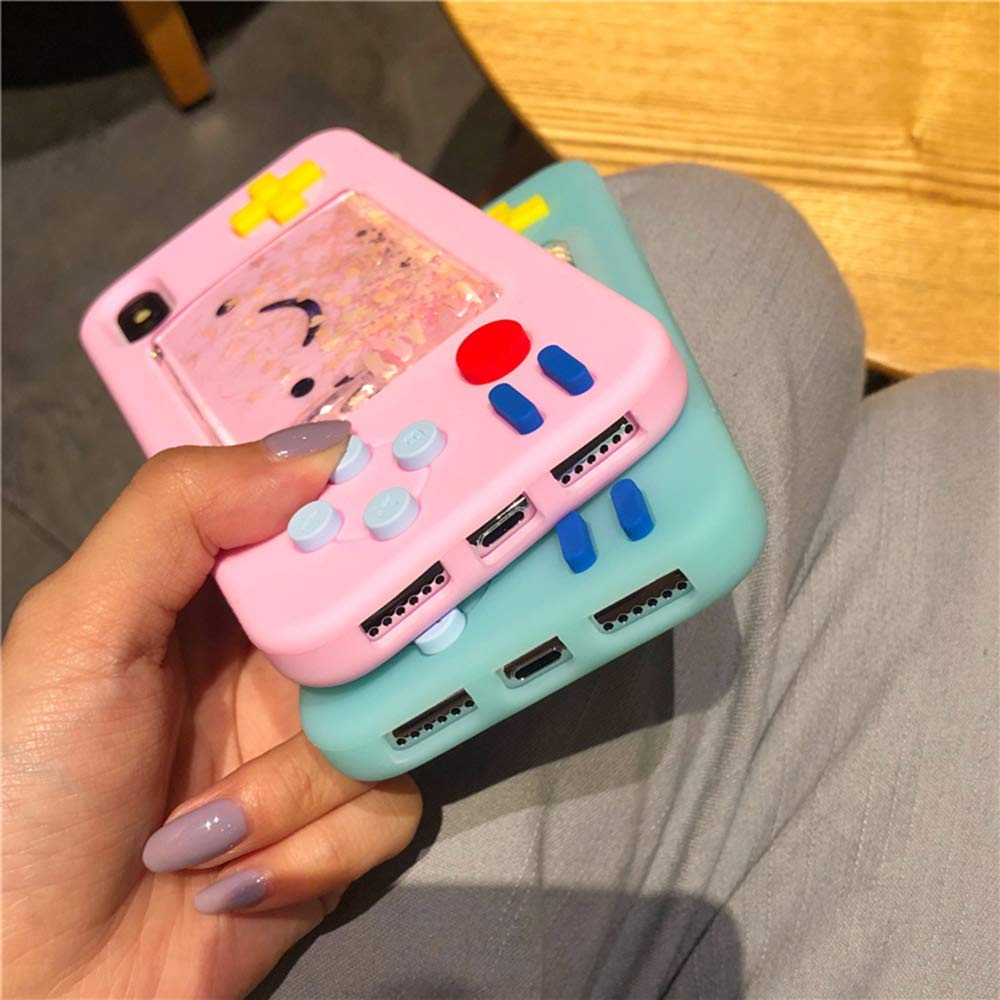 Unnfiko Squishy 3D Cartoon Game Case Compatible With Iphone 11, Creative Liquid Stars Funny Play Case Soft Rubber Protective Cov