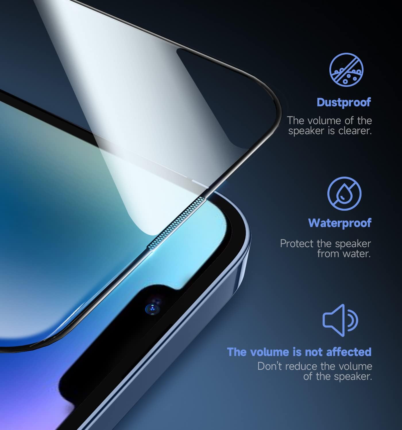Magic John 2 Pack For Iphone 13/14& Iphone 13 Pro 6.1 Inch Tempered Glass Screen Protector, Auto Dust Elimination, Bubble Free,
