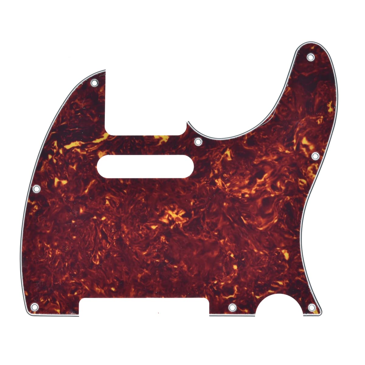 Kaish 8 Hole Tele Style Pickguard Tl Guitar Pick Guard Scratch Plate For Tele/Telecaster Vintage Tortoise