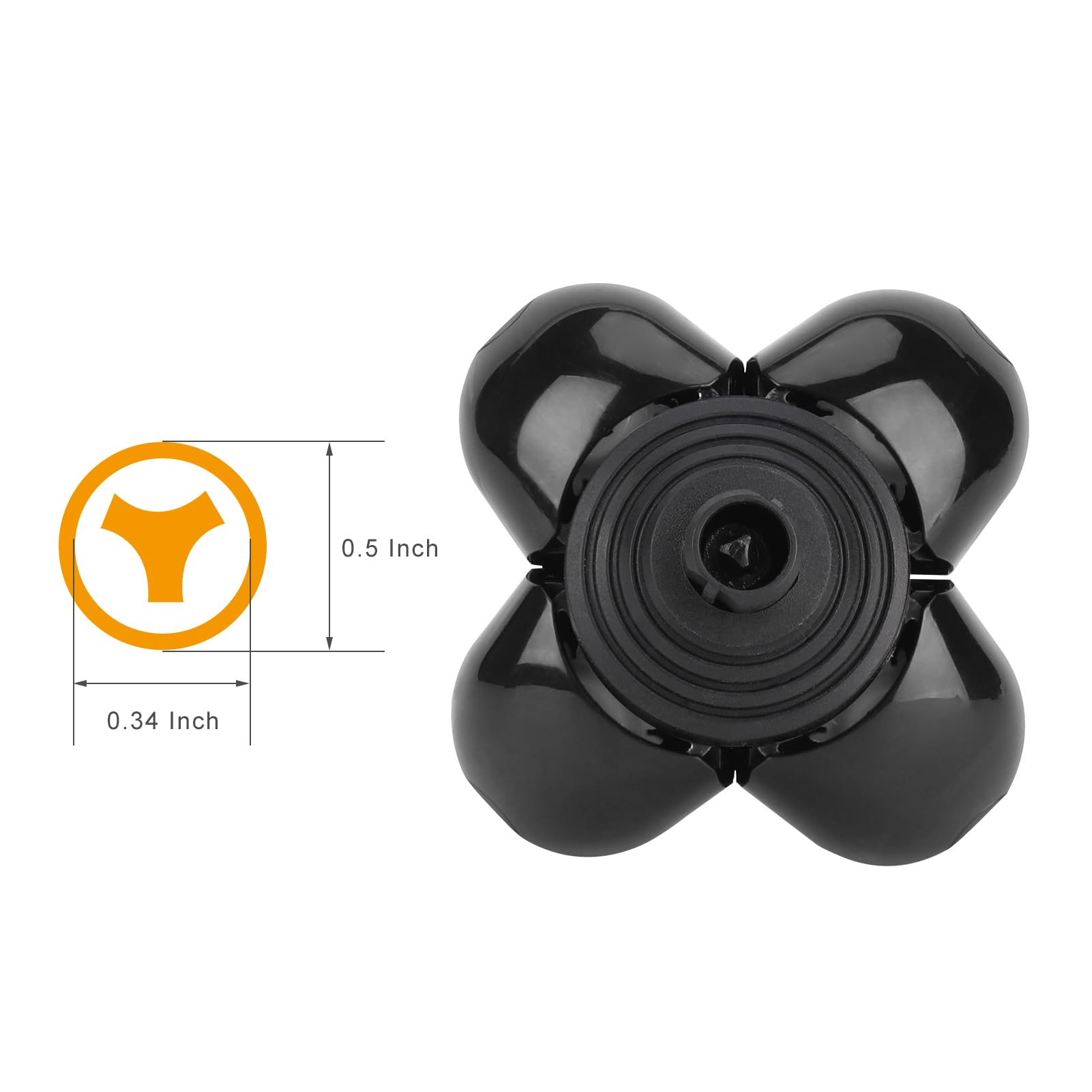 5 Men'S Electric Shaver Replacement Heads, Razor Head Shavers For Bald And Face, Shaving Beard Cutter For Men With Brush Accesso