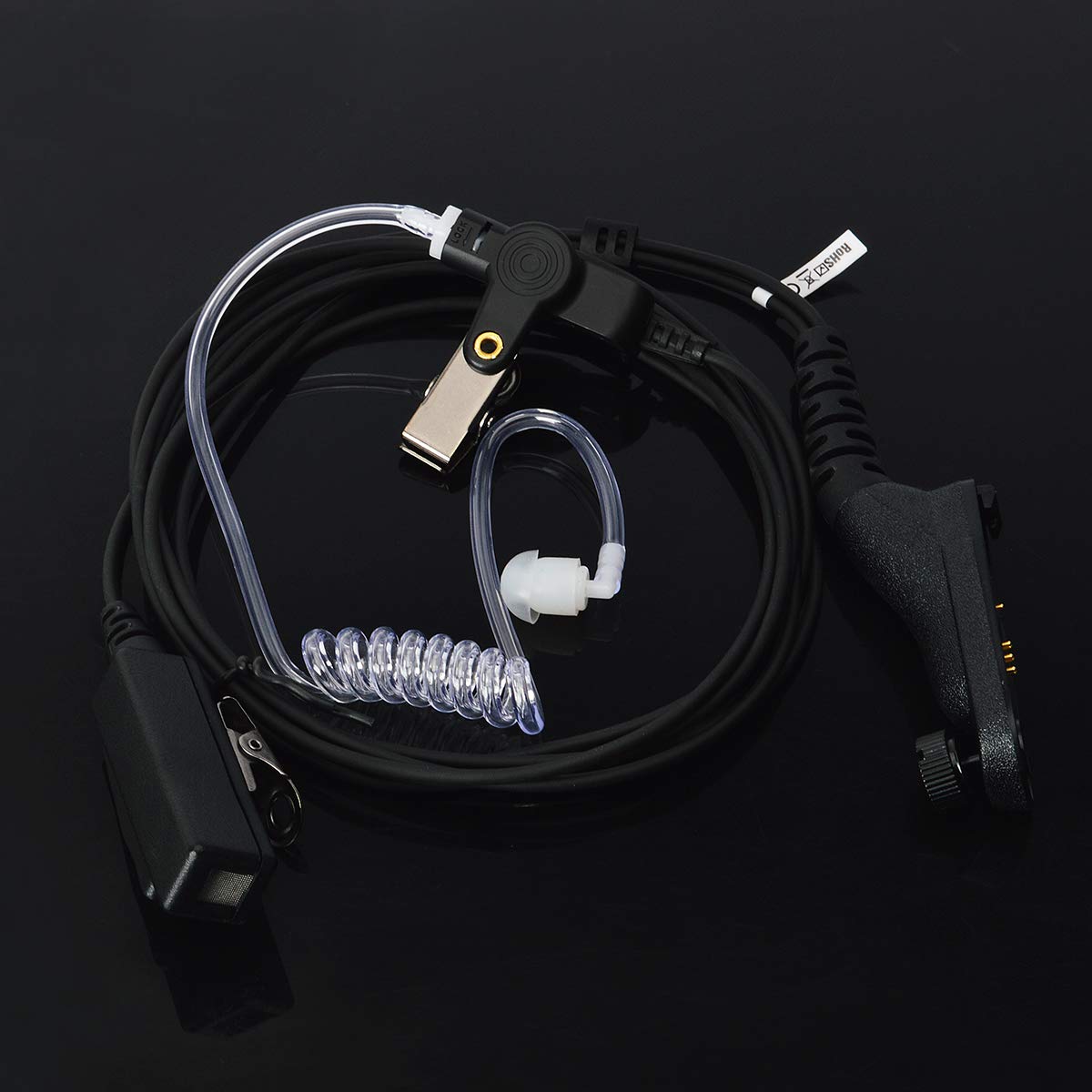 Hys Surveillance 2 Way Radio Earpiece Acoustic Coil Ear Tube Headset For Motorola Xpr 6000 Xpr6500 Xpr6550 Xpr 7000 Xpr 7550 Xir P8200 Xir P8268 Walkie Talkie