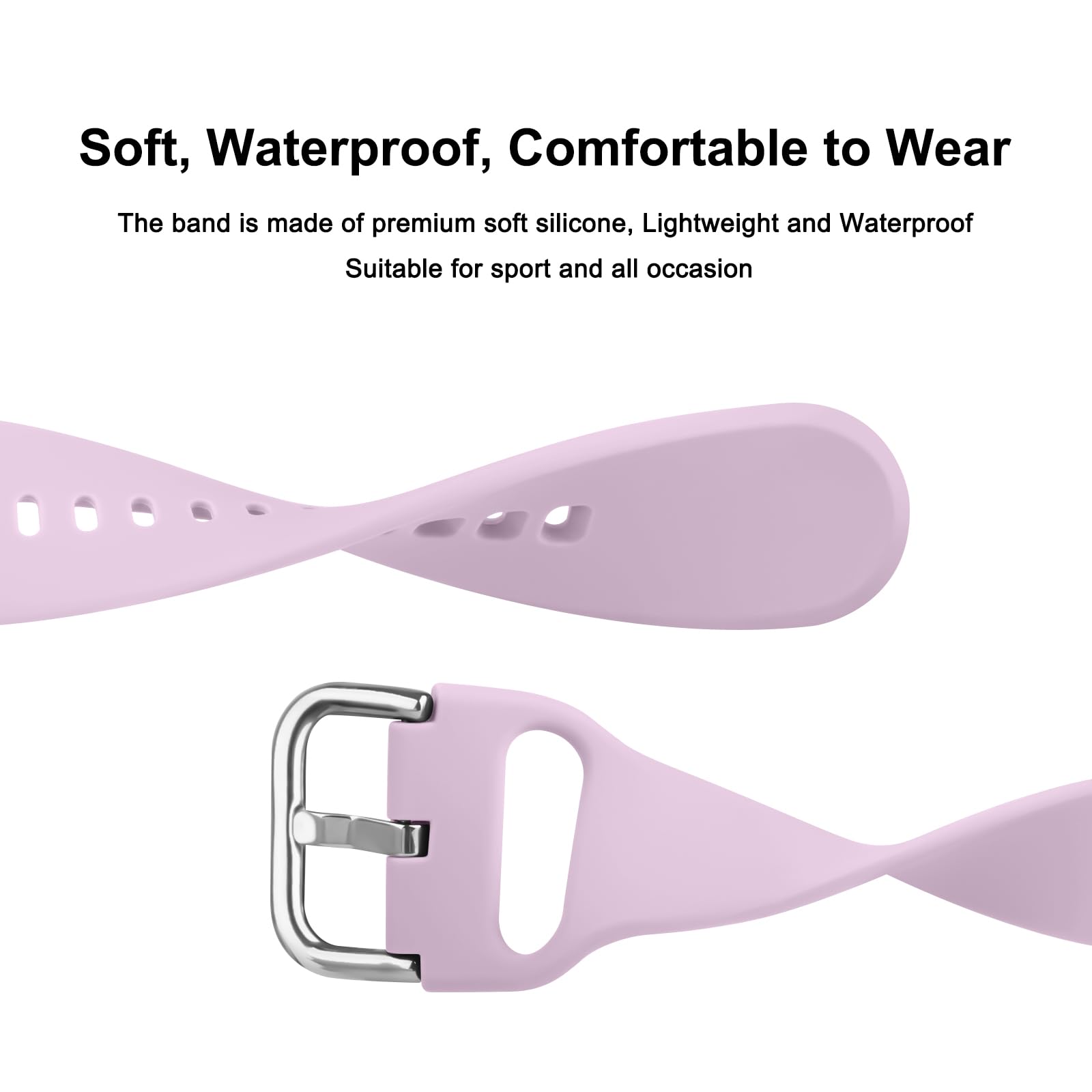 Meliya For Garmin Forerunner 55 / 245 / 645 Watch Band, 20Mm Soft Silicone Replacement Strap For Garmin Forerunner 245 / 645 Mus